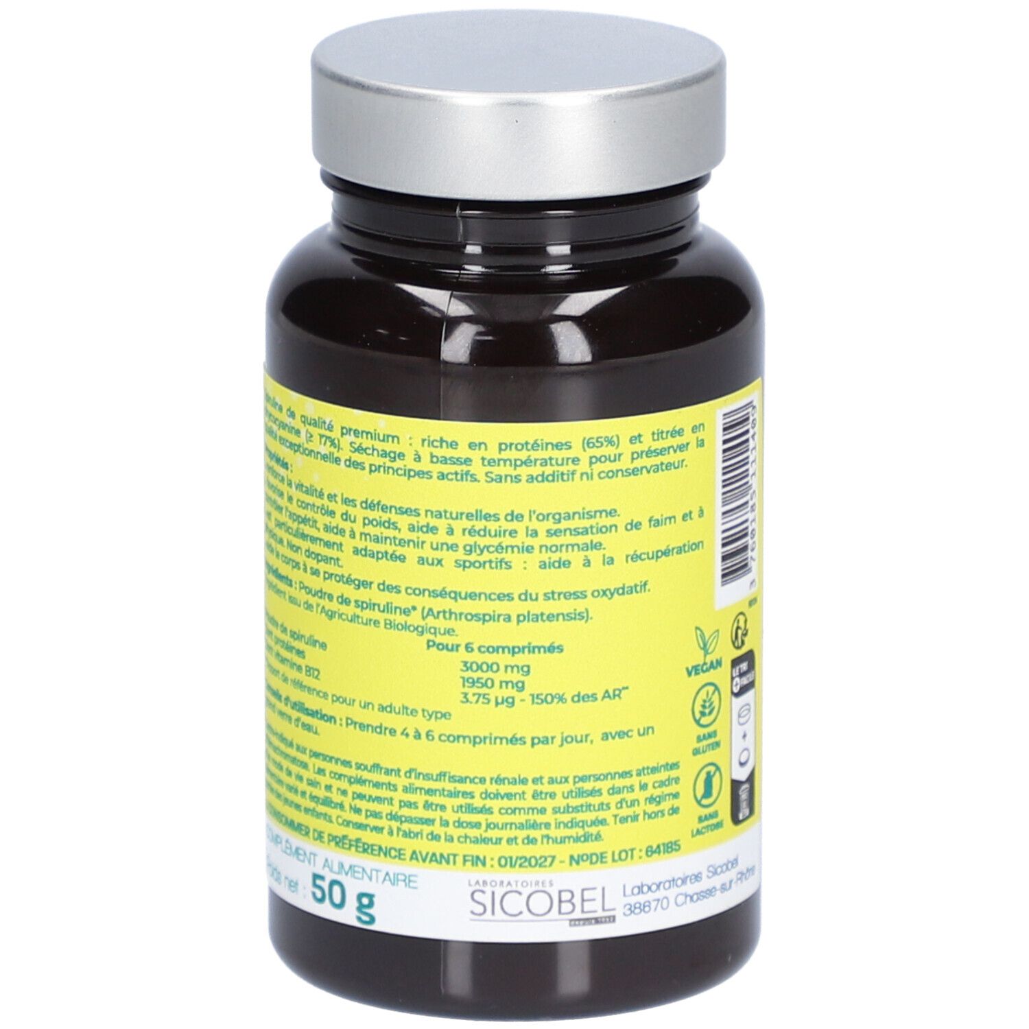 PharmUp Spiruline Bio