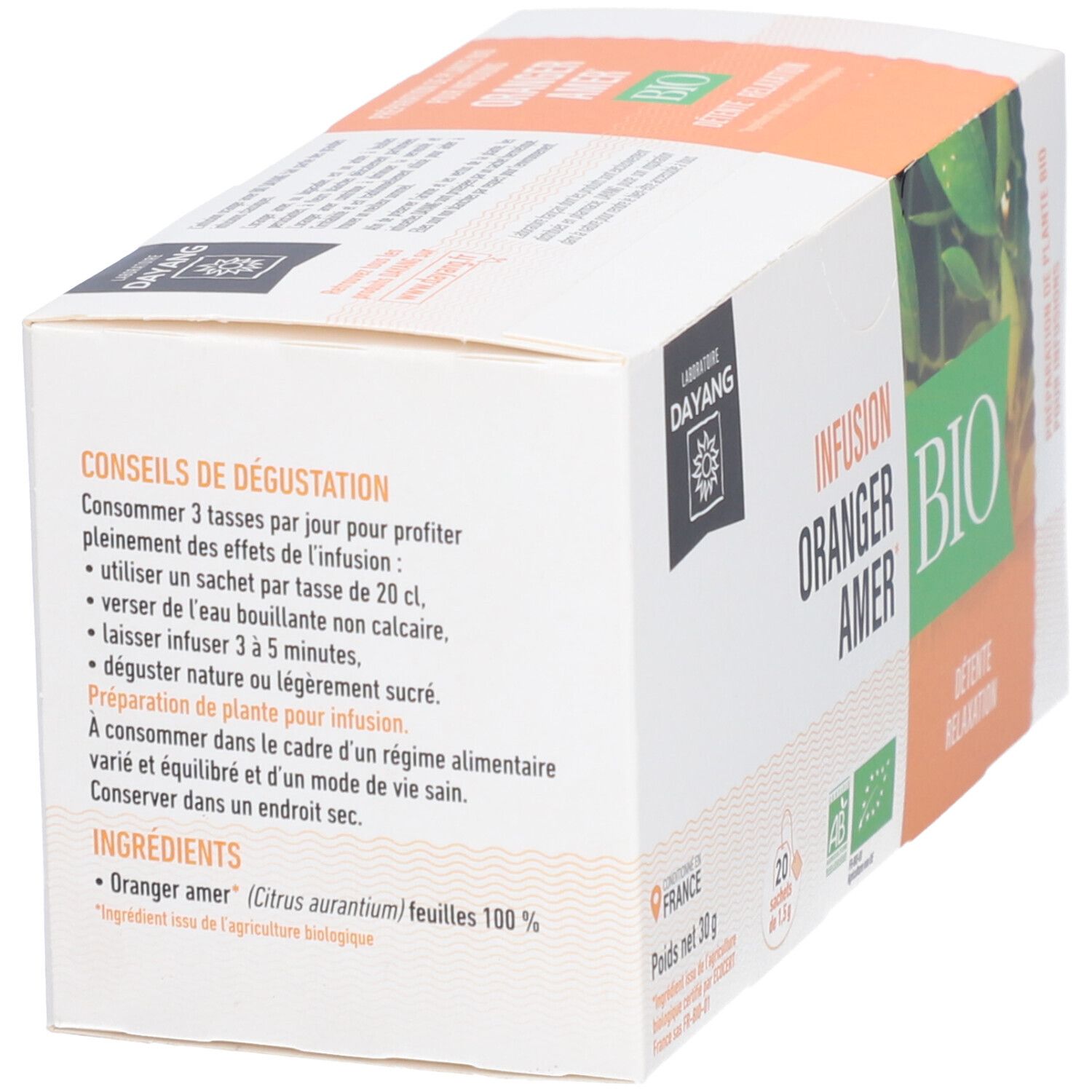 DAYANG Infusion Oranger amer BIO