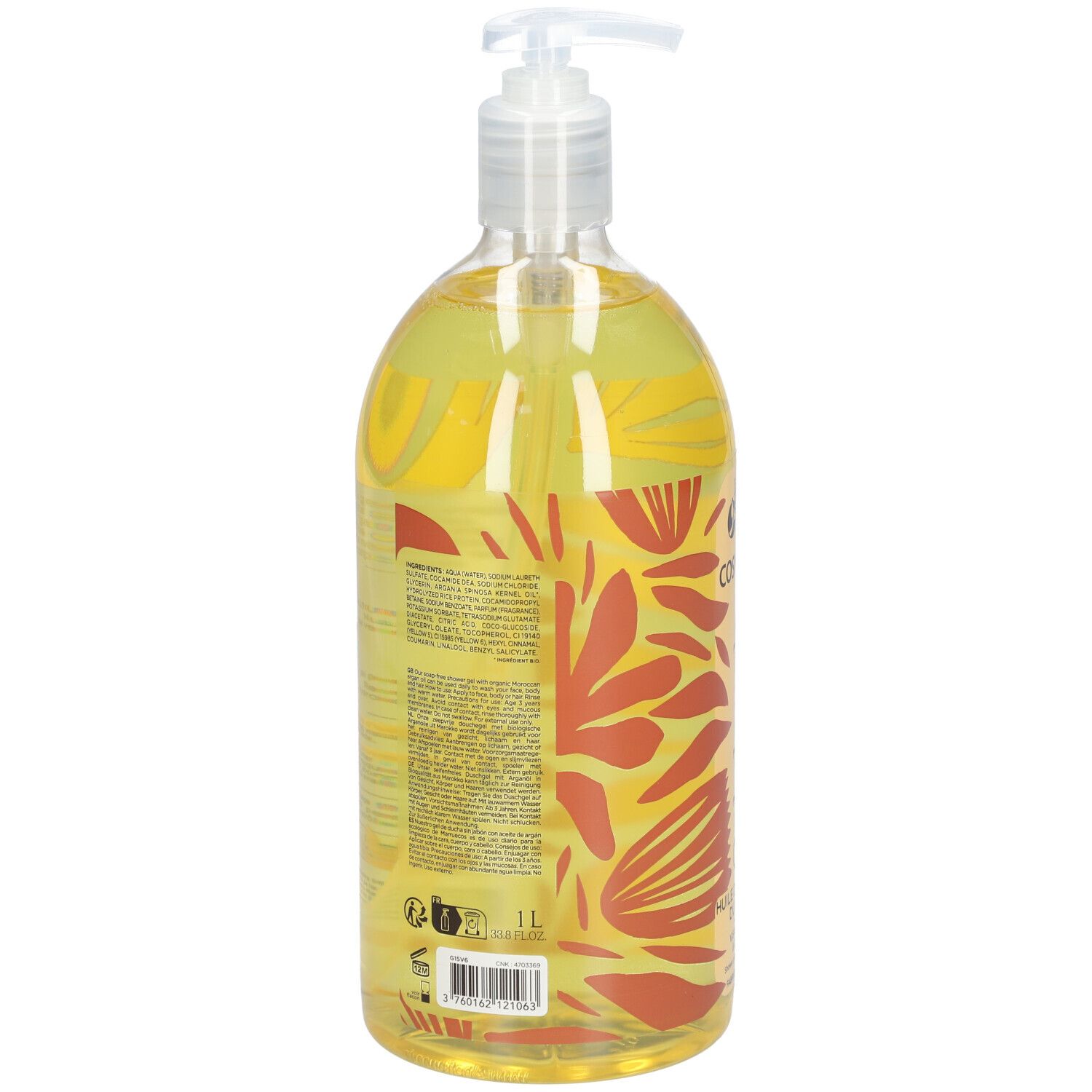 mkl GEL DOUCHE COSM'ETHIK 1L - ARGAN