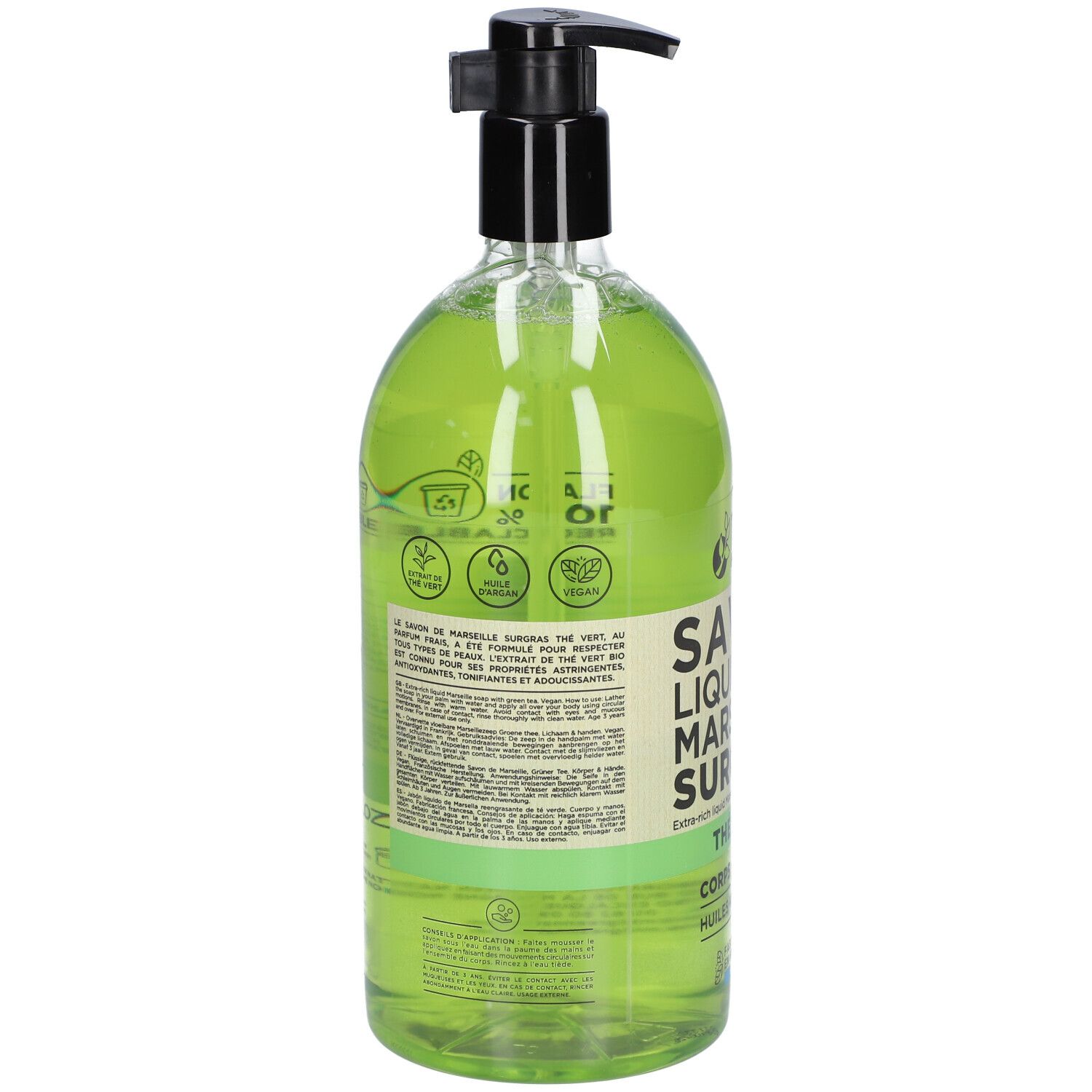 mkl SAVON DE MARSEILLE LIQUIDE 1L - THÉ VERT