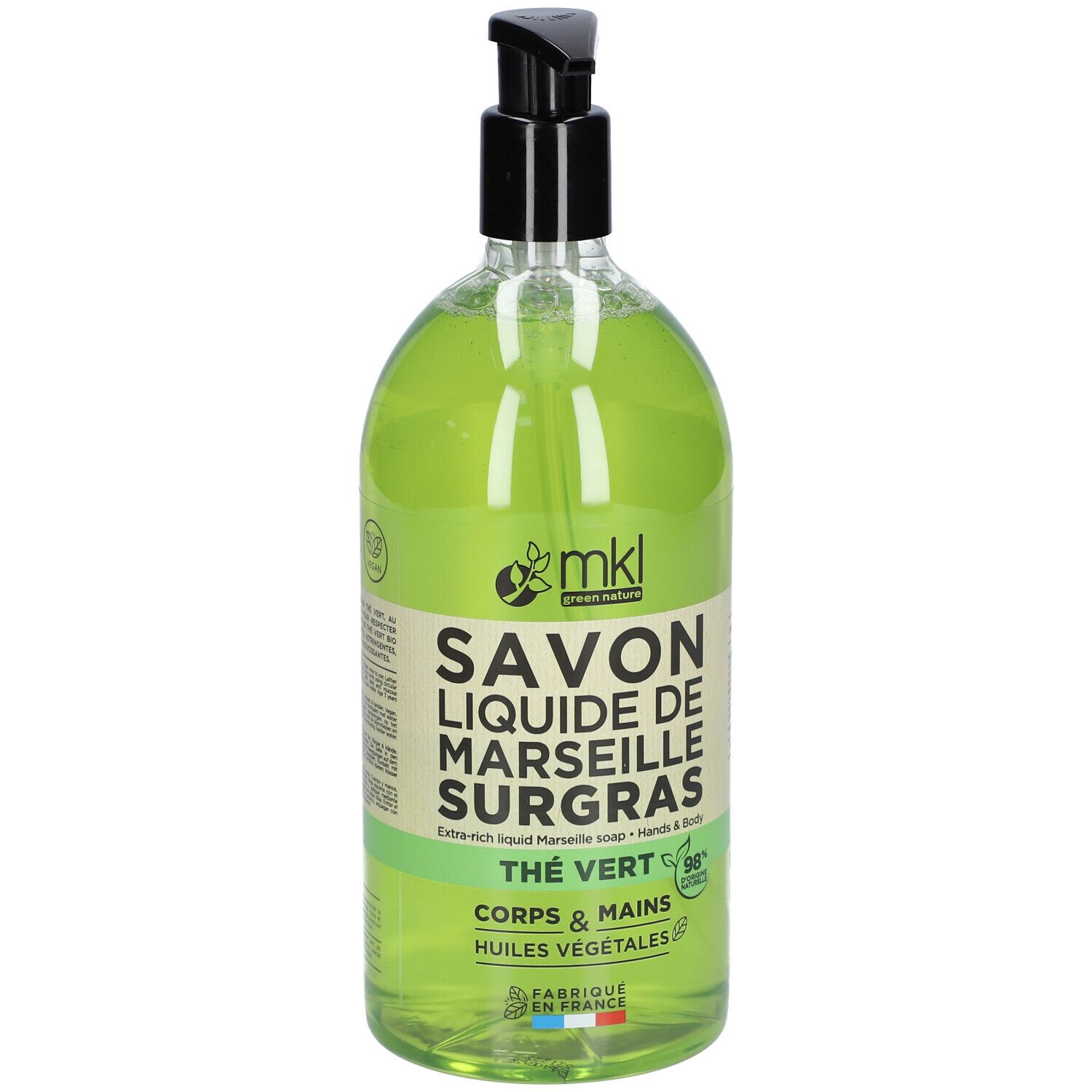 mkl SAVON DE MARSEILLE LIQUIDE 1L - THÉ VERT