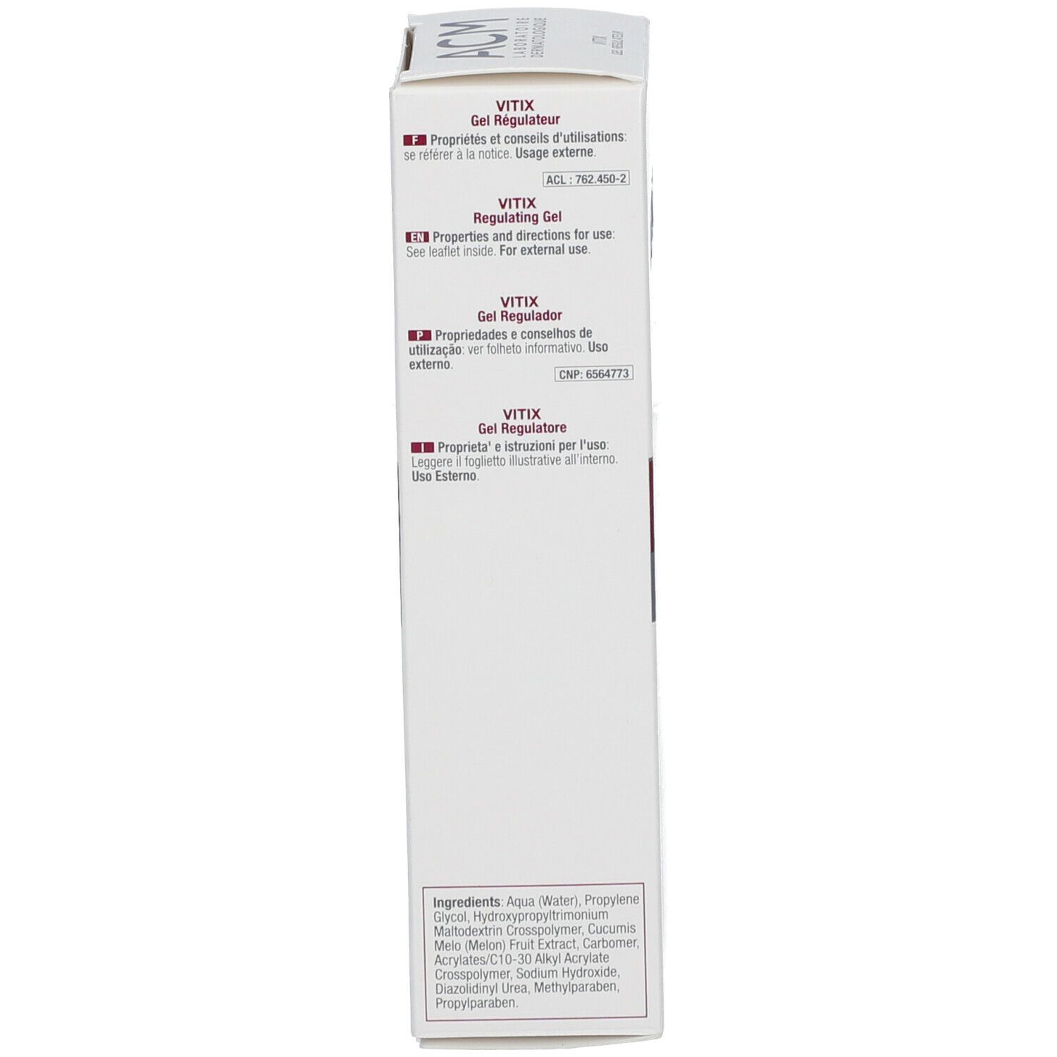 Vitix Gel régulateur Visage - Corps