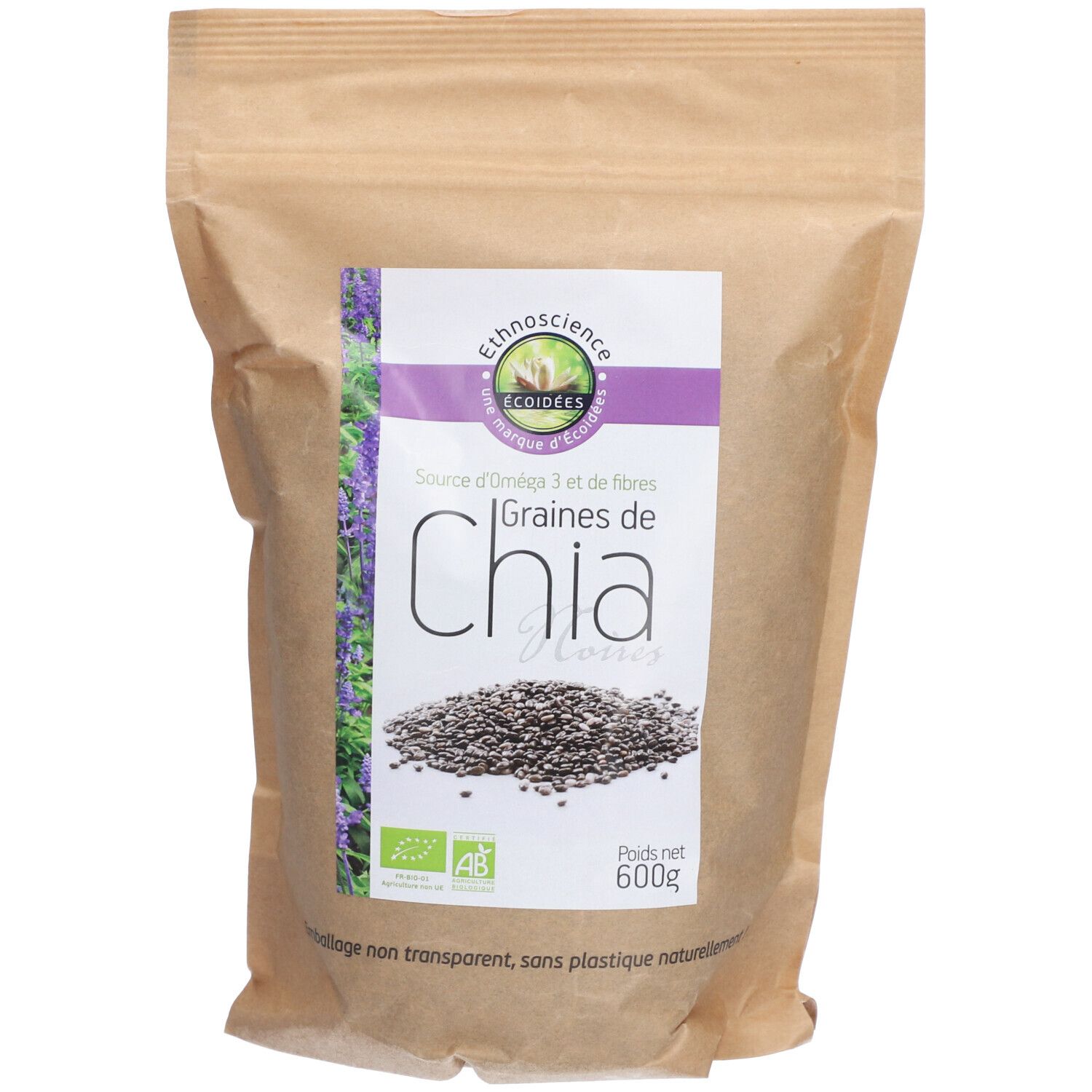 ECOIDEES GRAINE CHIA SACH 600G