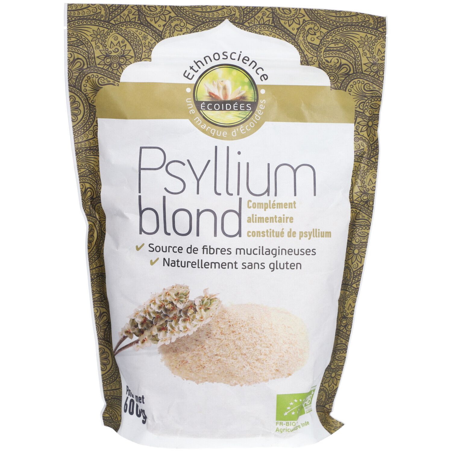 ECOIDEES FLOHSAMEN BLOND PDR 600G