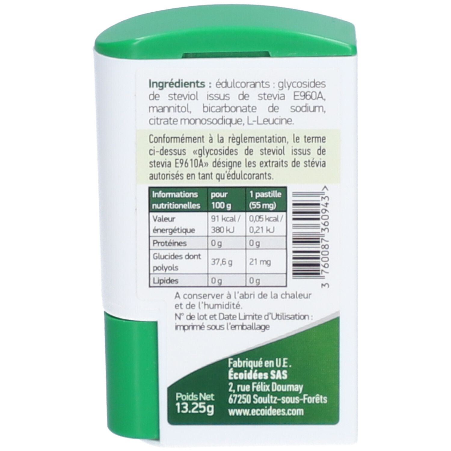 Ecoidées Stevia Tablettenspender