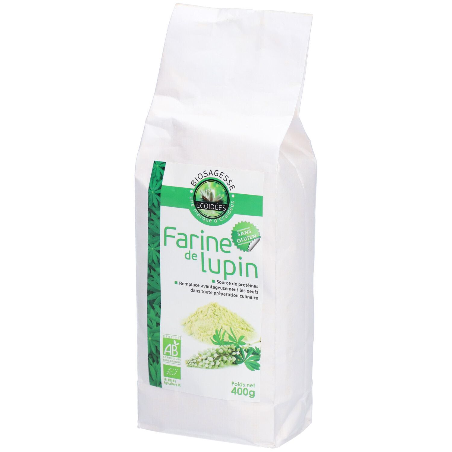 ECOIDEES MEHLE LUPINE BIO SACH400G