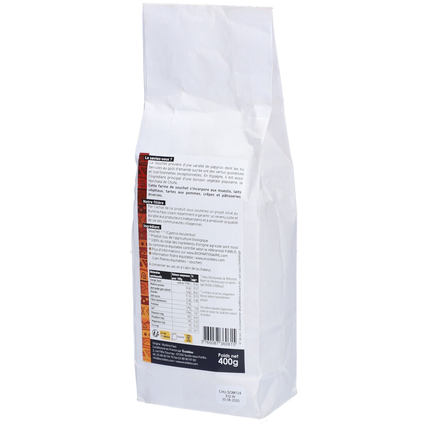 ECOIDEES ERDMANDELMEHL NÜSSE 400G