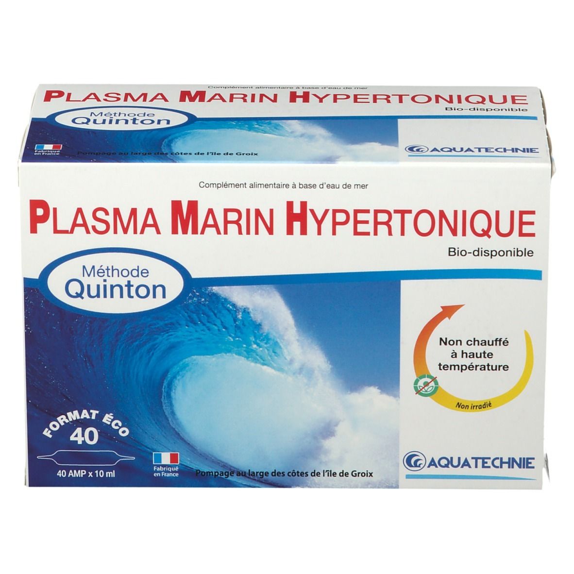 AQUATECHNIE Hypertonisches Meeresplasma Ampullen