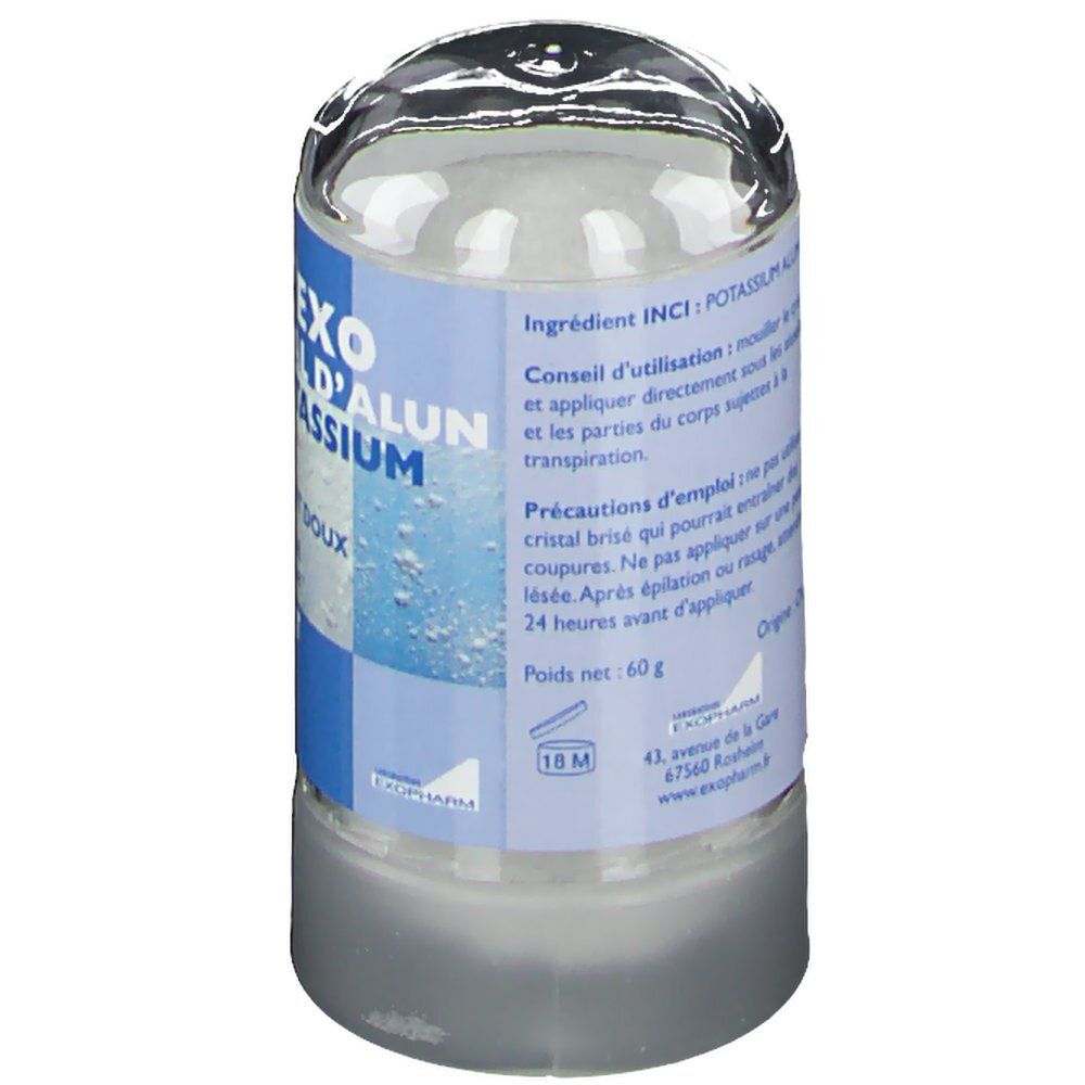 EXOPHARM DEO'EXO-KALIUM-ALAUN-KRISTALL