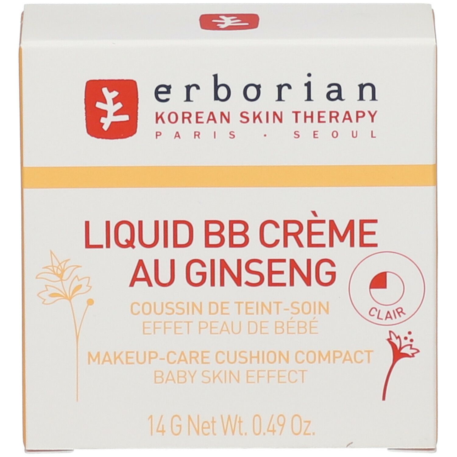 ERBORIAN LIQUID BB CR CLAIR 14G