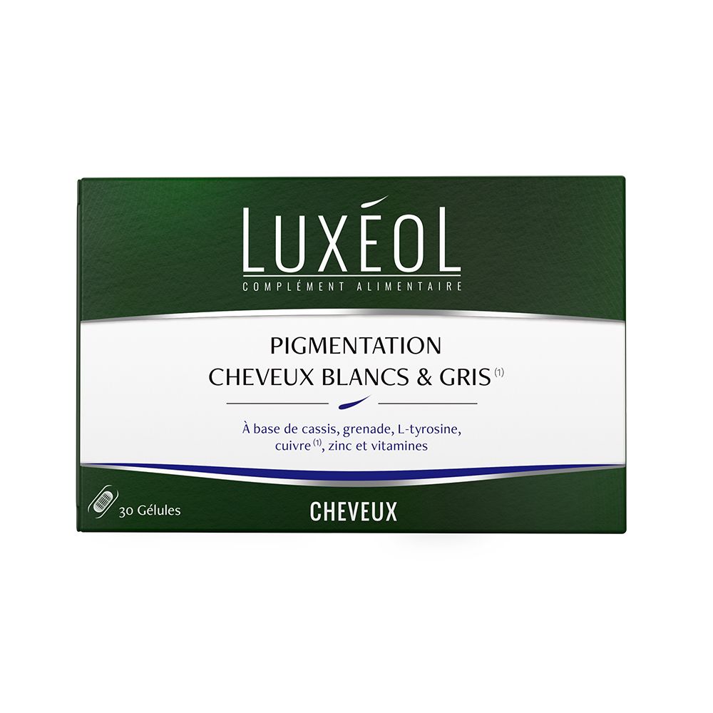 Luxéol Pigmentation Cheveux Blancs & Gris – Complément alimentaire
