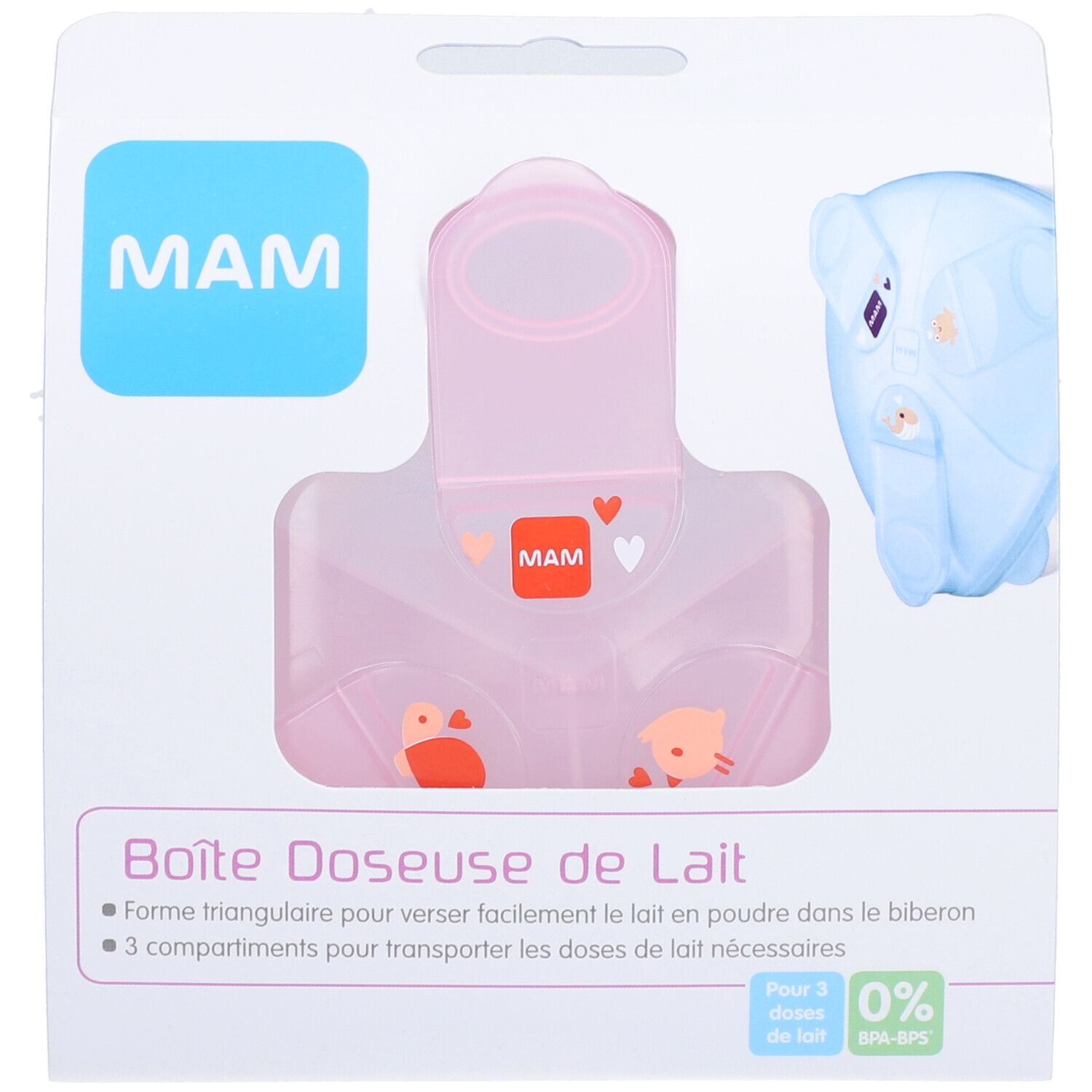 MAM BOÎTE DOSEUSE - Boîte doseuse de lait en poudre.  - unité