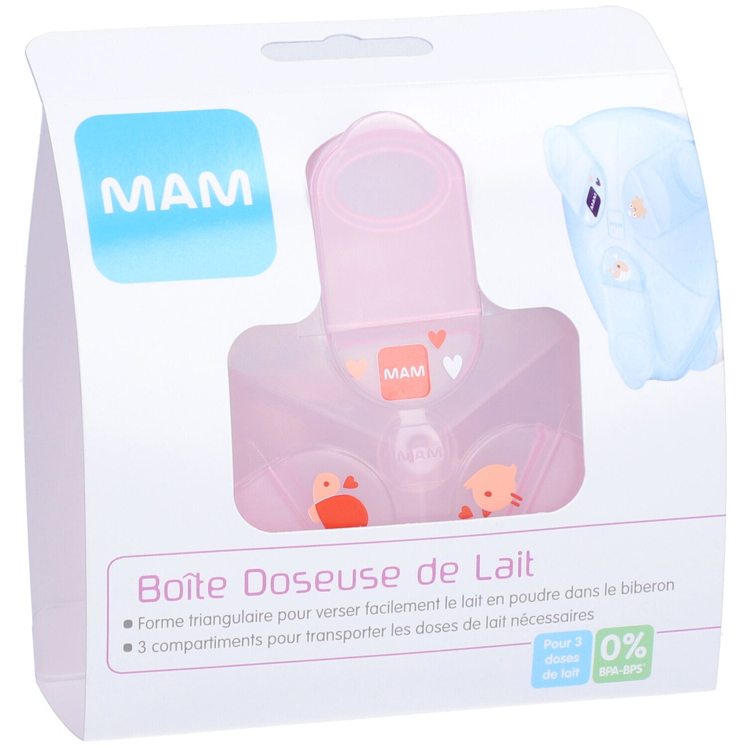 MAM BOÎTE DOSEUSE - Boîte doseuse de lait en poudre.  - unité