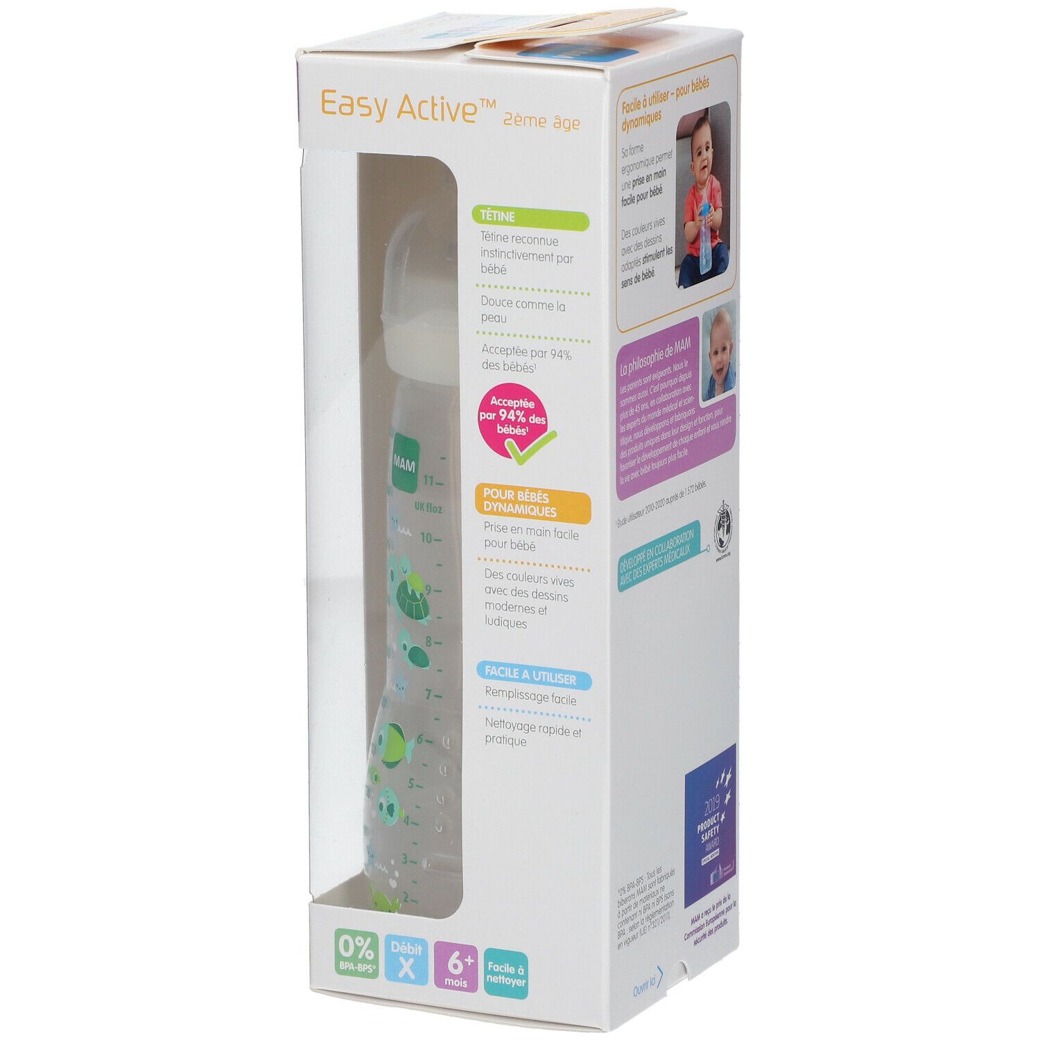 MAM Easy Active™ Flasche für Kleinkinder 330 ml (Farbe nicht auswählbar)