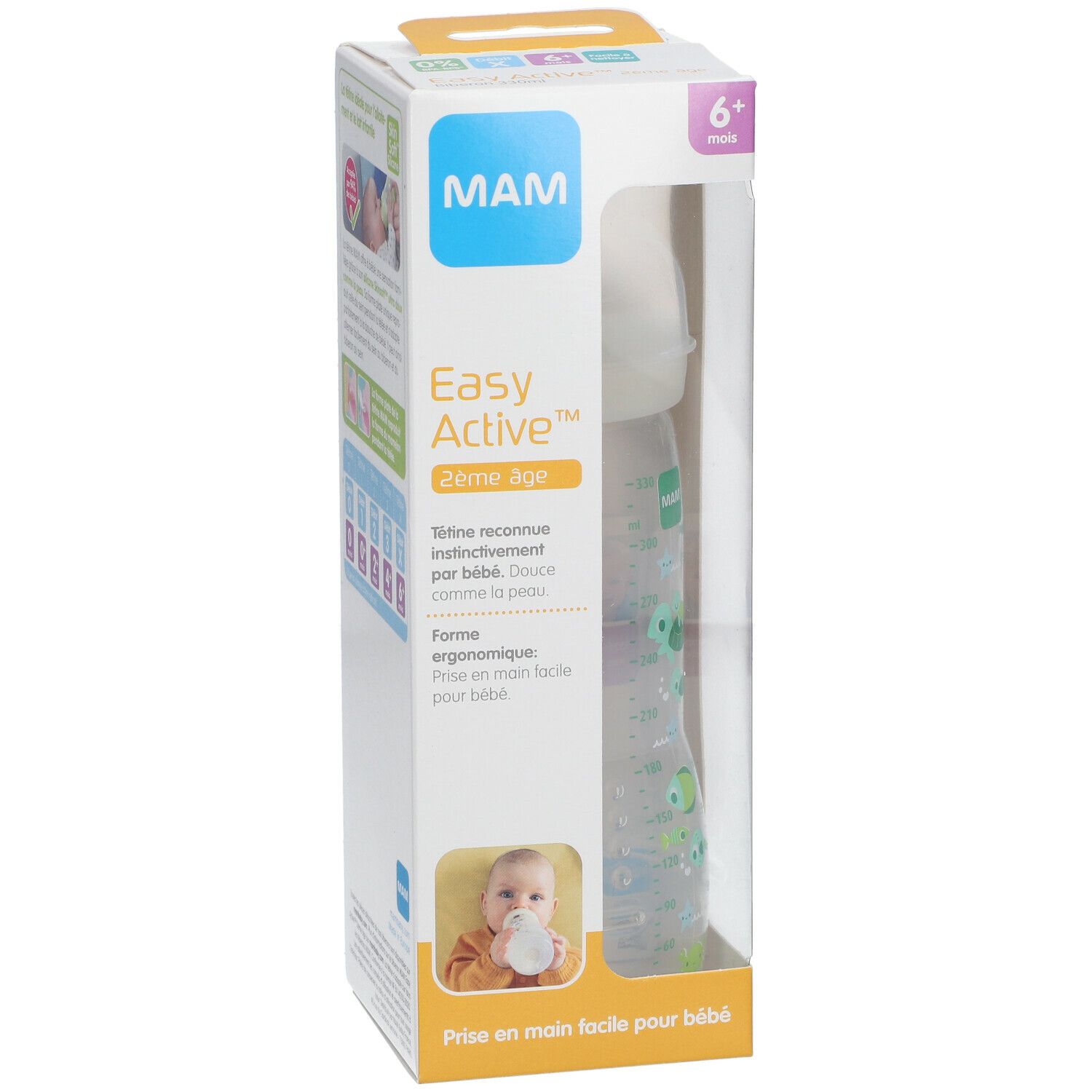 MAM Easy Active™ Flasche für Kleinkinder 330 ml (Farbe nicht auswählbar)