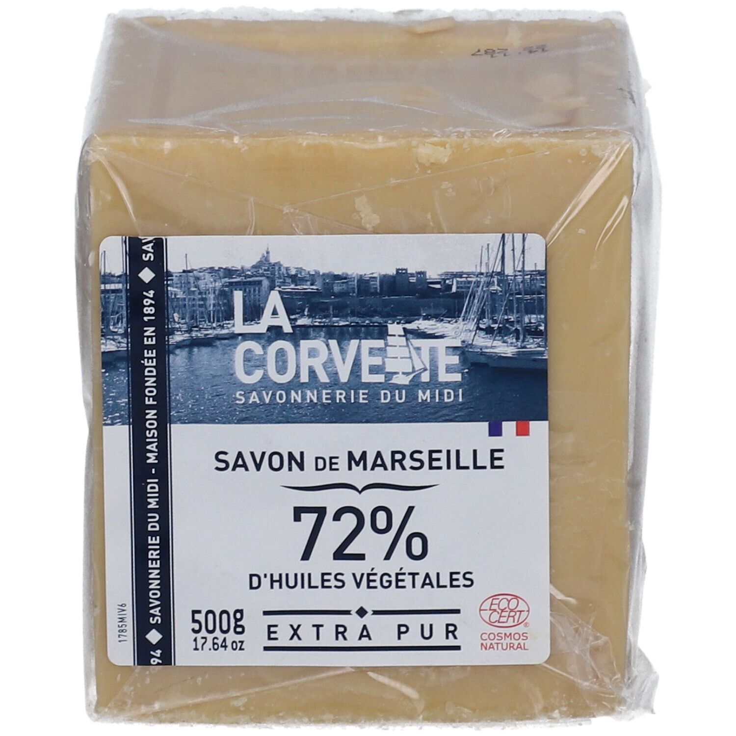 LA CORVETTE Savon de Marseille Extra Pur Würfel