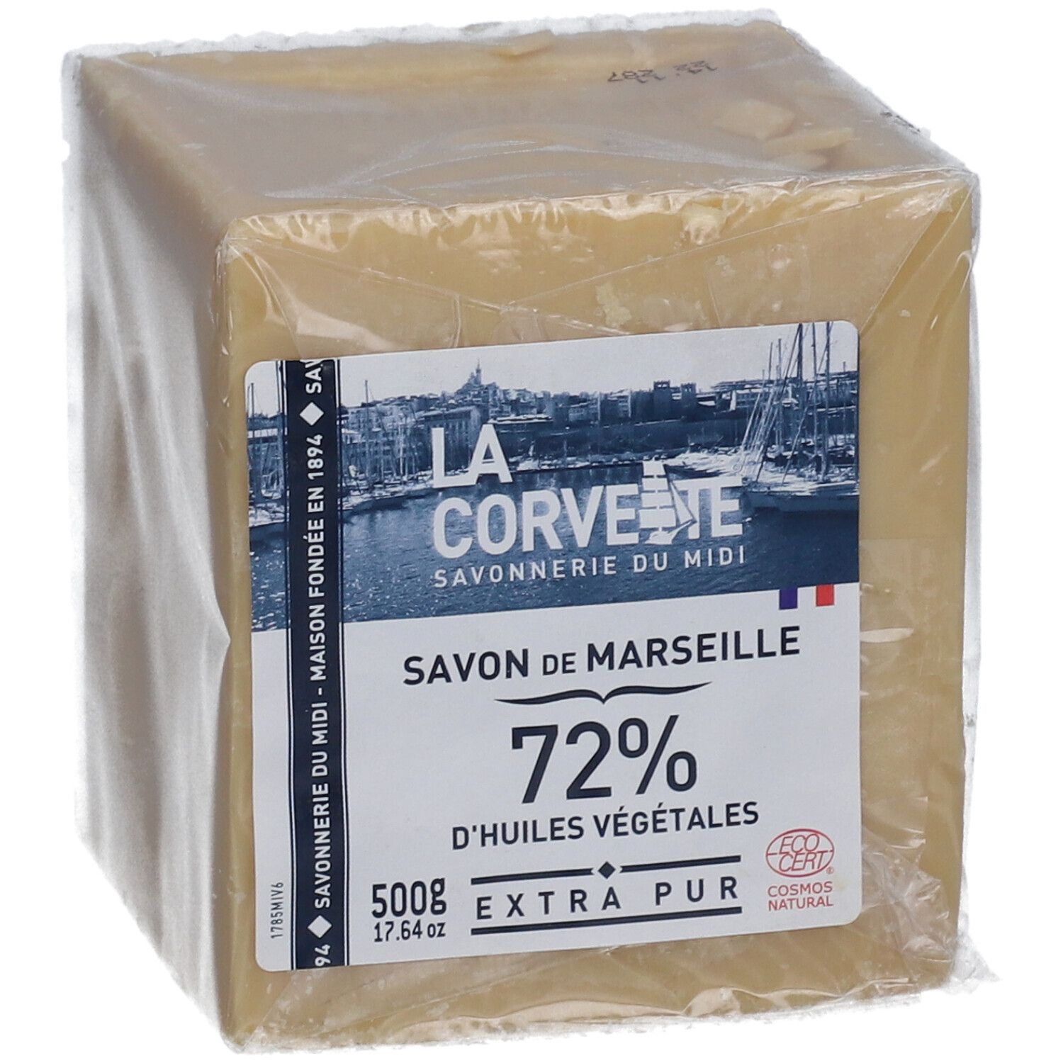 LA CORVETTE Savon de Marseille Extra Pur Würfel