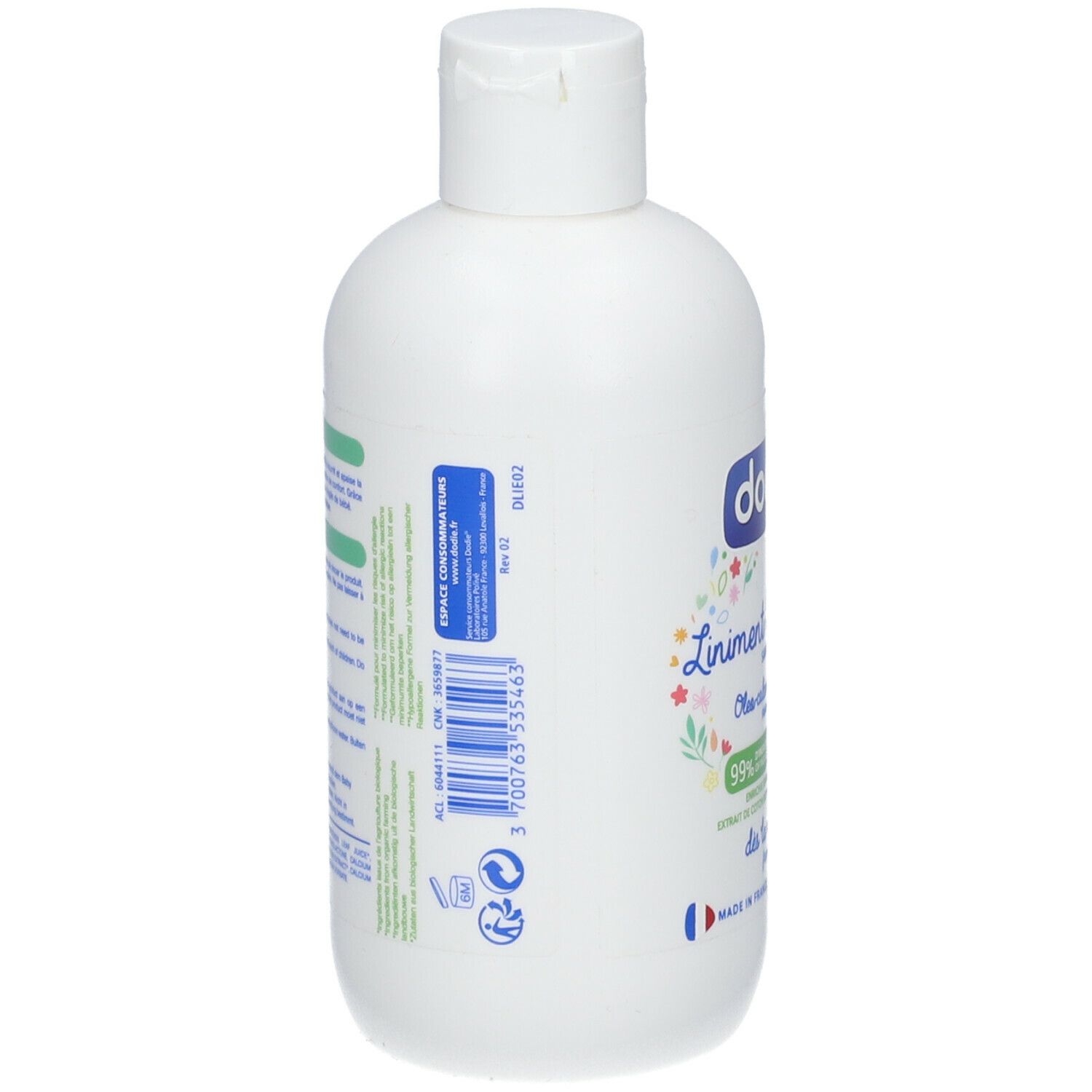 dodie Liniment Oleo-Kalkstein ohne Parfüm
