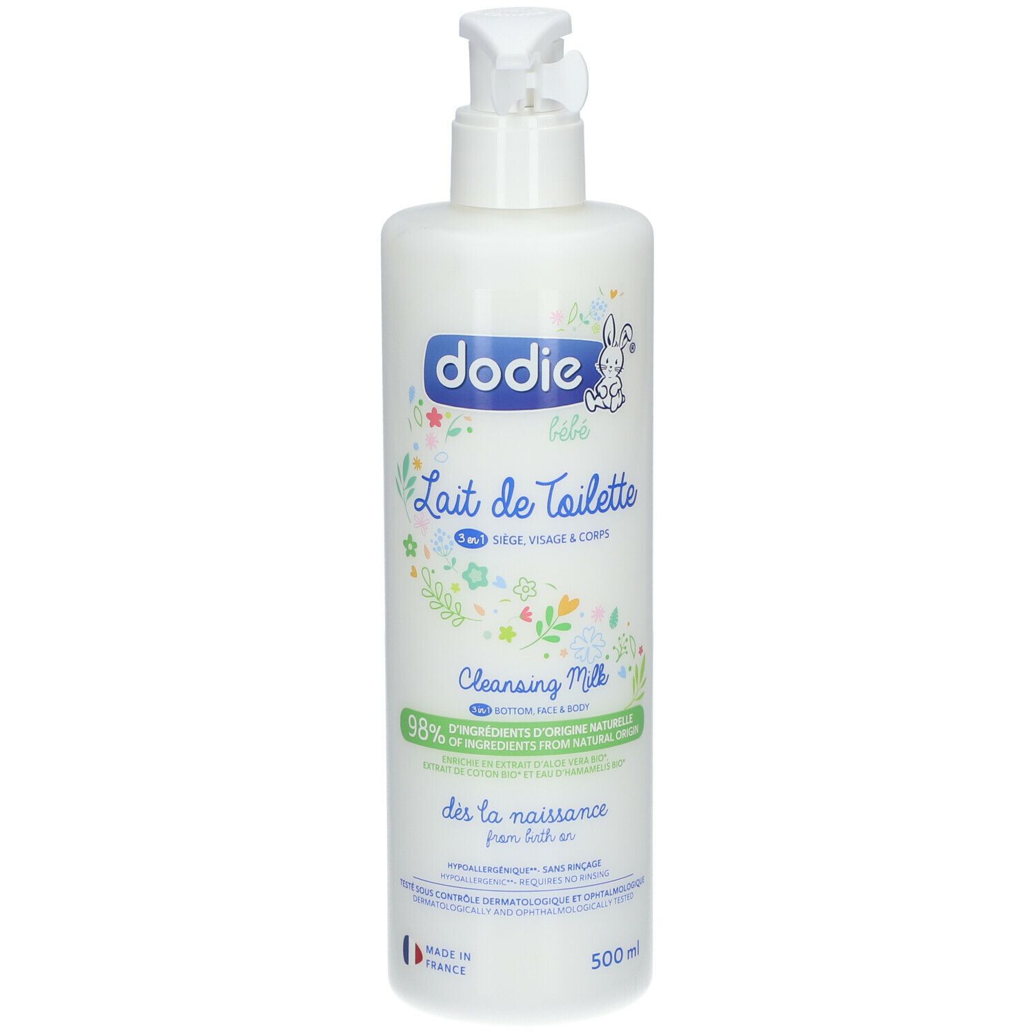 dodie® Lait de toilette 3 en 1