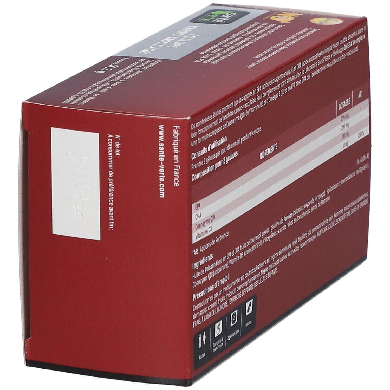 SANTE VERTE Omega 3 Complexe