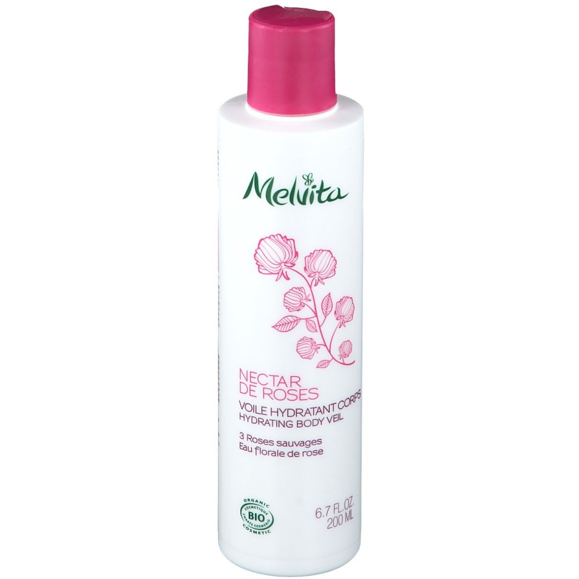 Melvita Nectar de Roses Lait Corps Bio à la Rose