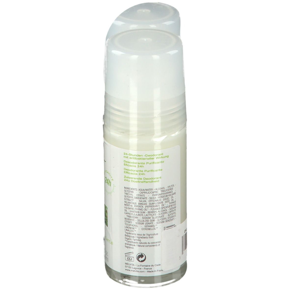 Melvita Les Essentiels Deodorant 24h Bio Roll-On