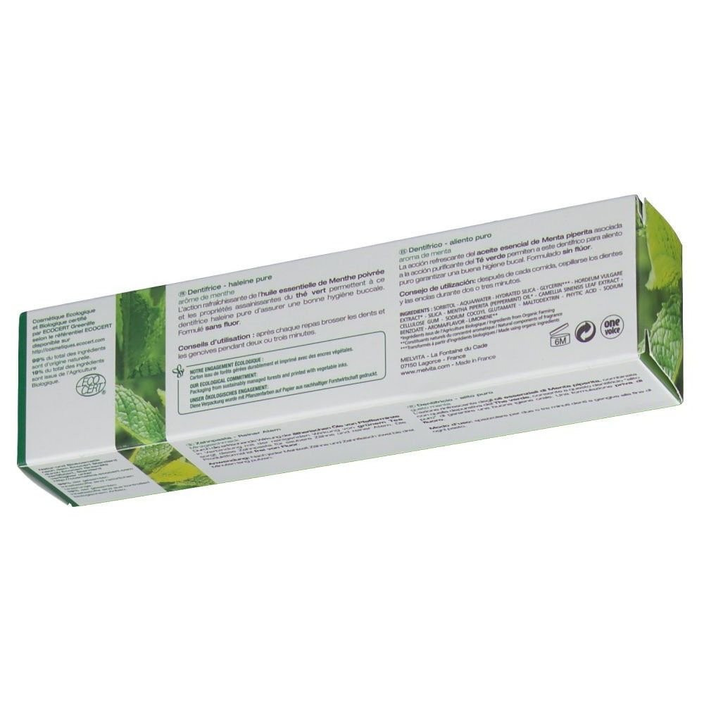 Melvita Les Essentiels Pure Breath Zahnpasta Essentials Bio