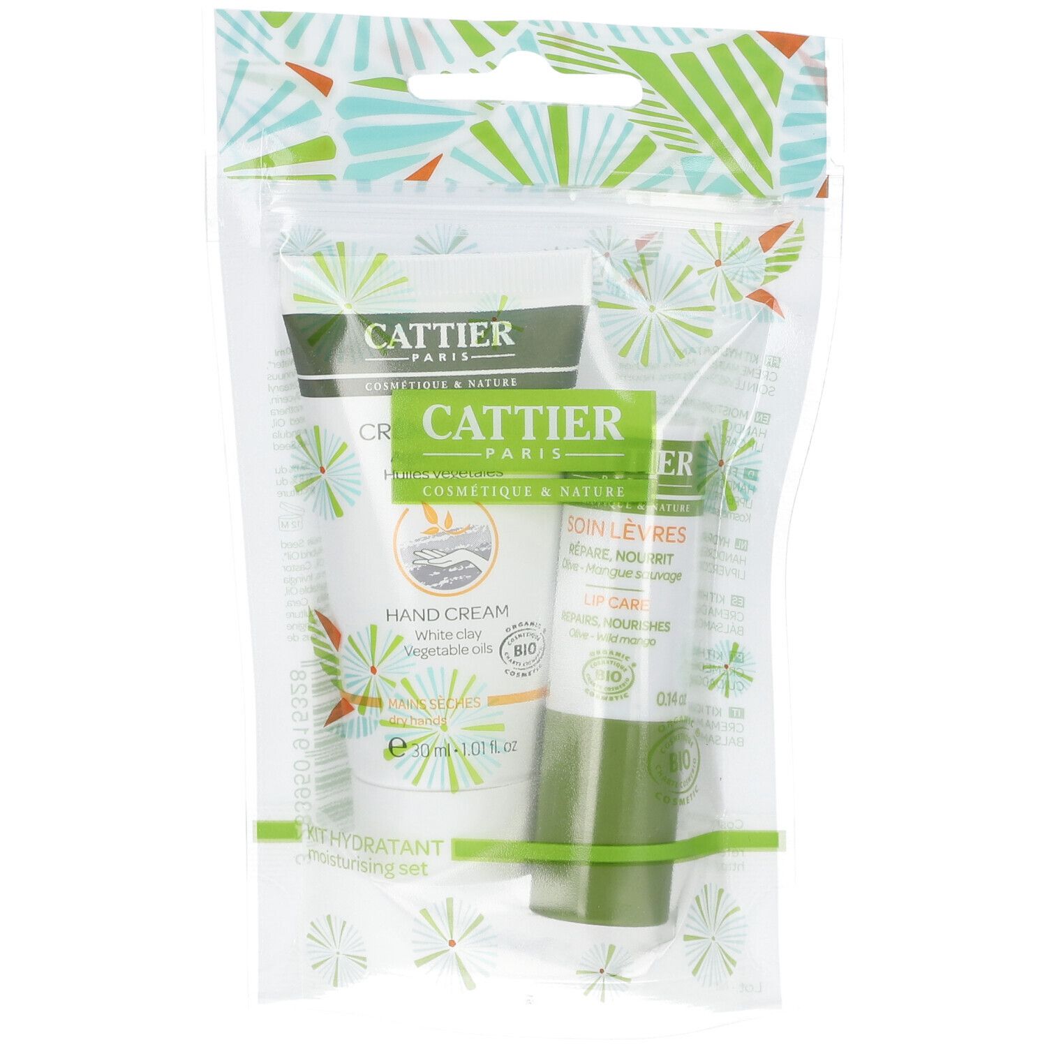 Cattier Kit hydratant mains et lèvres