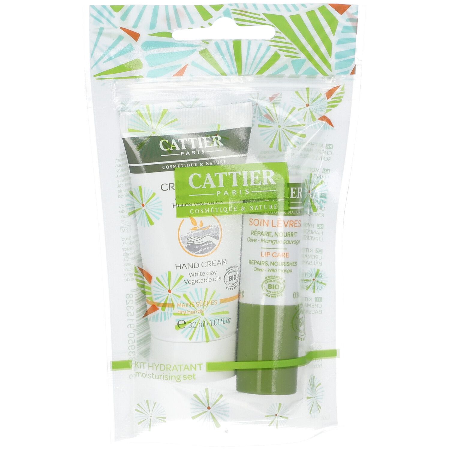 Cattier Kit hydratant mains et lèvres