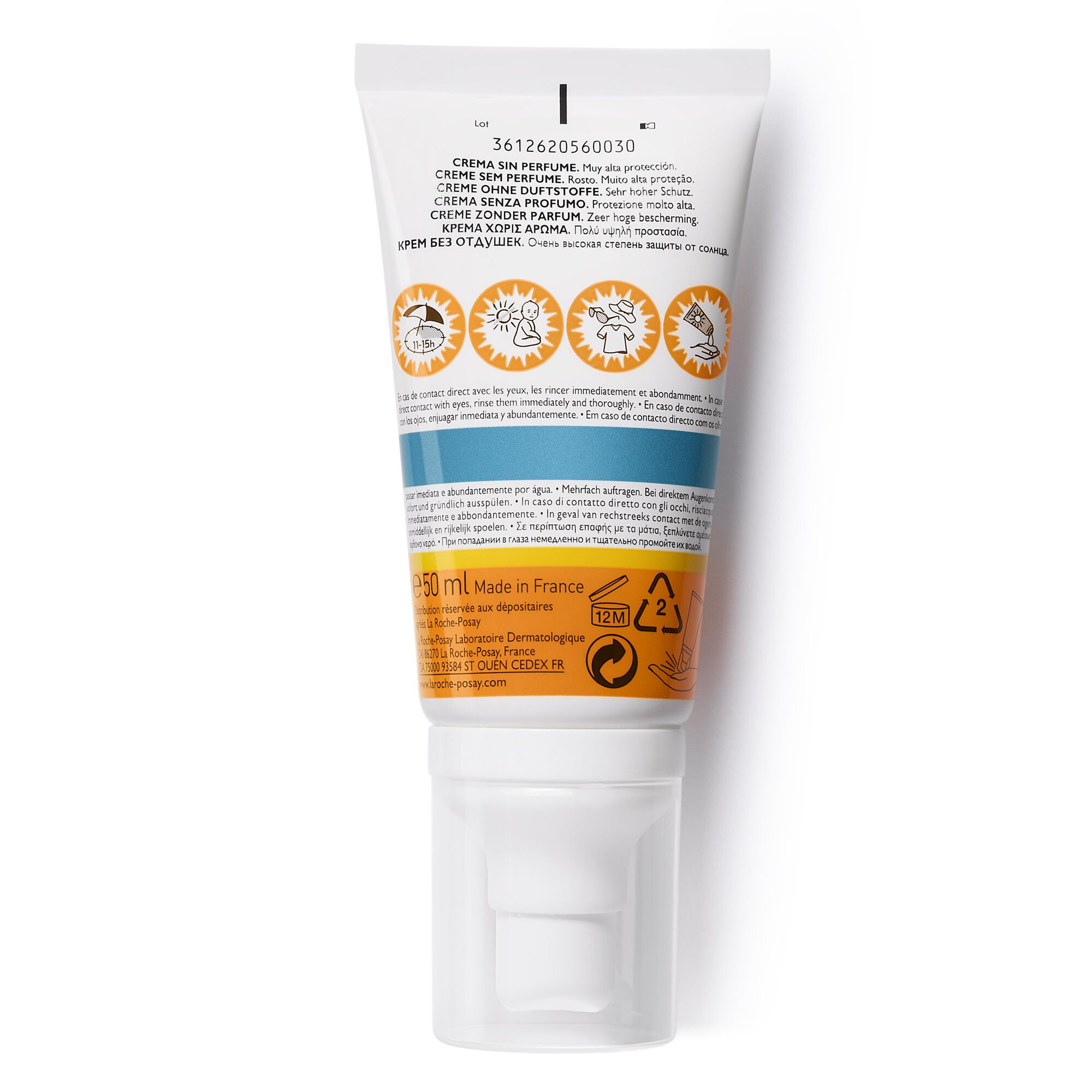 LA ROCHE POSAY ANTHELIOS ULTRA Crème Solaire Visage SPF50+ sans parfum​