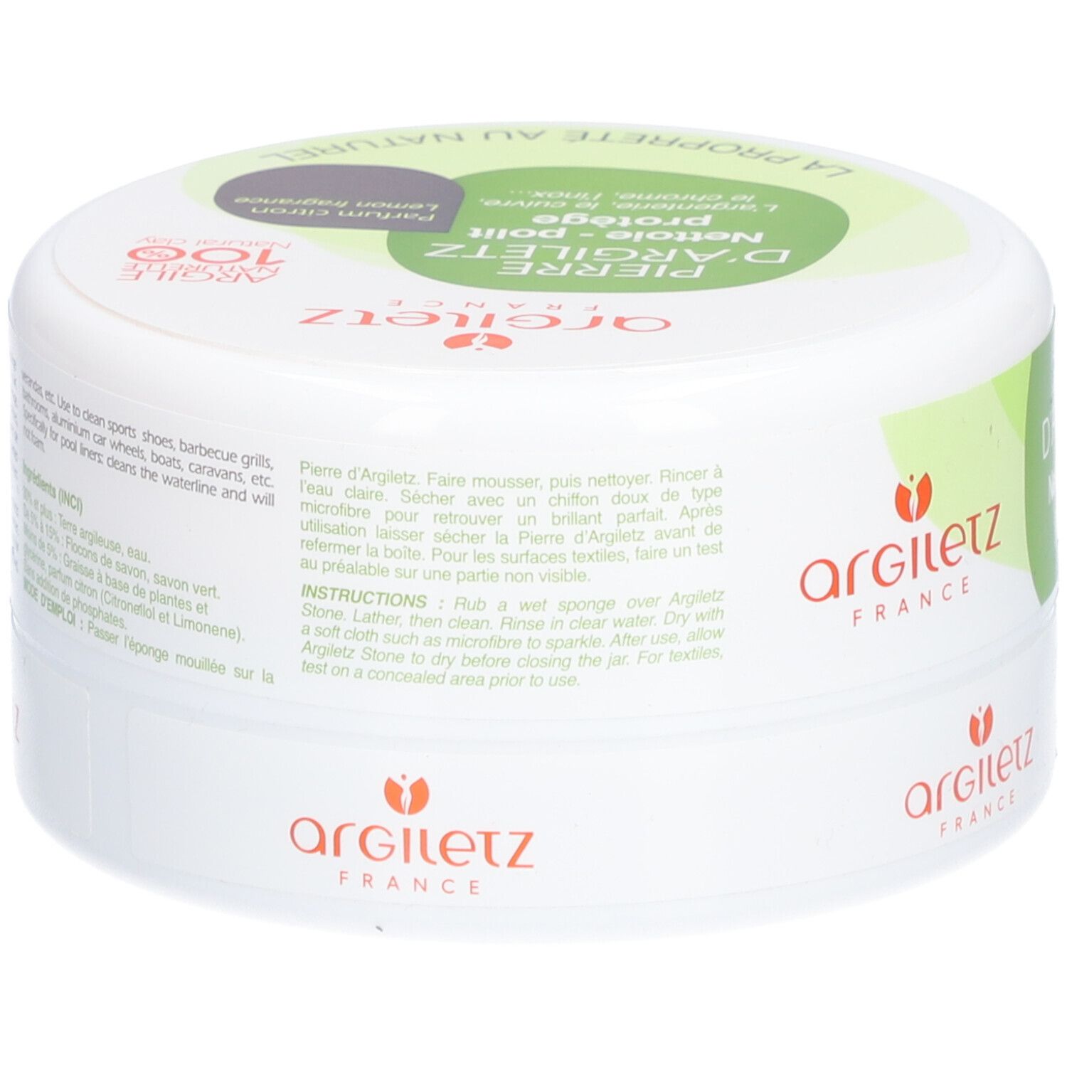 ARGILETZ Pierre d’argiletz : nettoyant 100% naturel