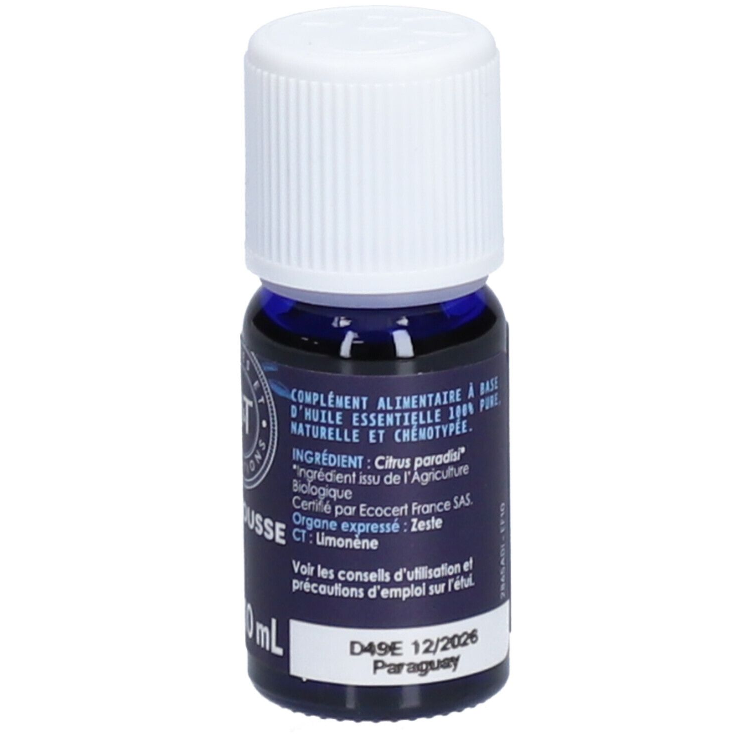 HERBES ET TRADITIONS HUILE ESSENTIELLE - PAMPLEMOUSSE BIO