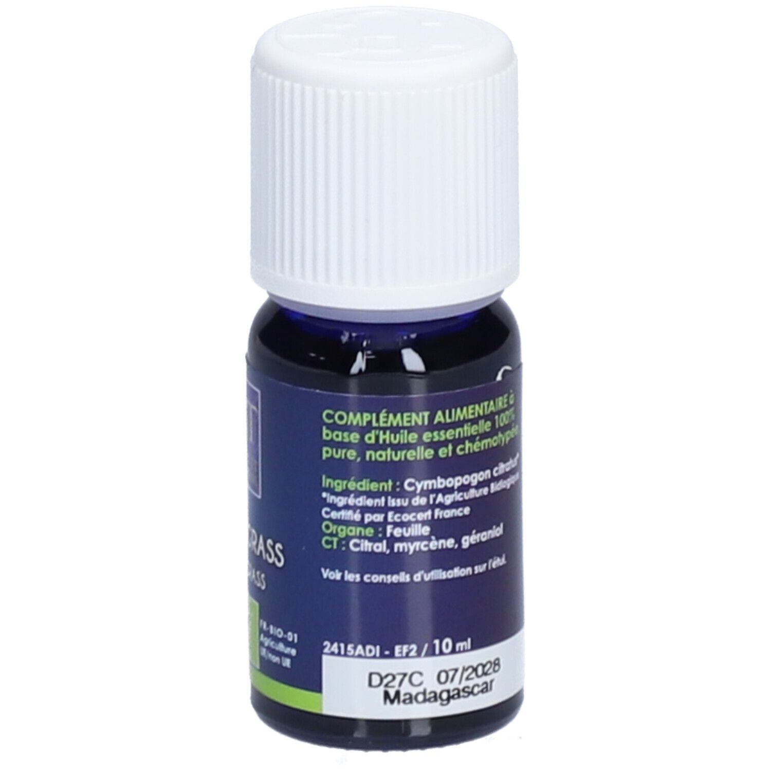 KRÄUTER UND TRADITIONEN ÄTHERISCHES ÖL - LEMONGRASS BIO