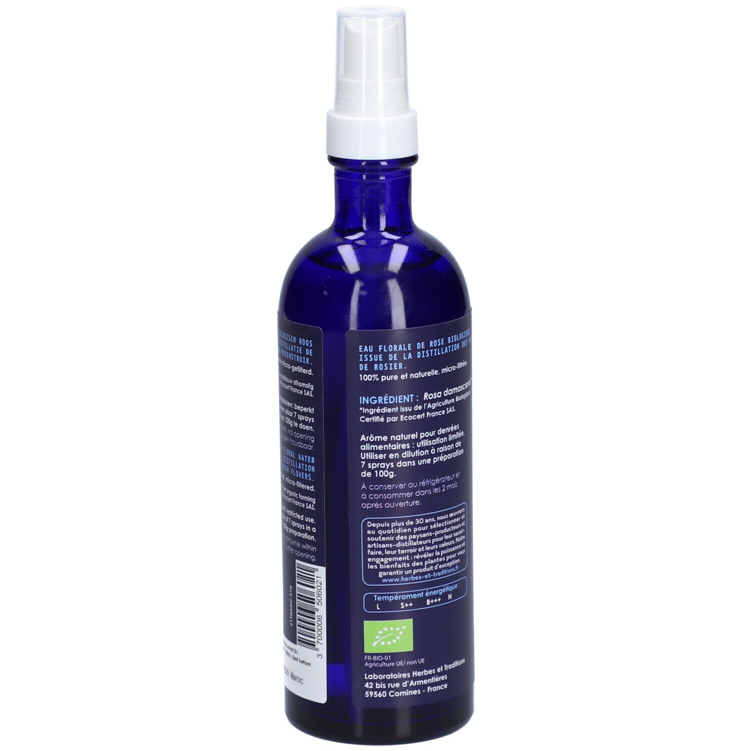 HERBES ET TRADITIONS EAU FLORALE - ROSE BIO