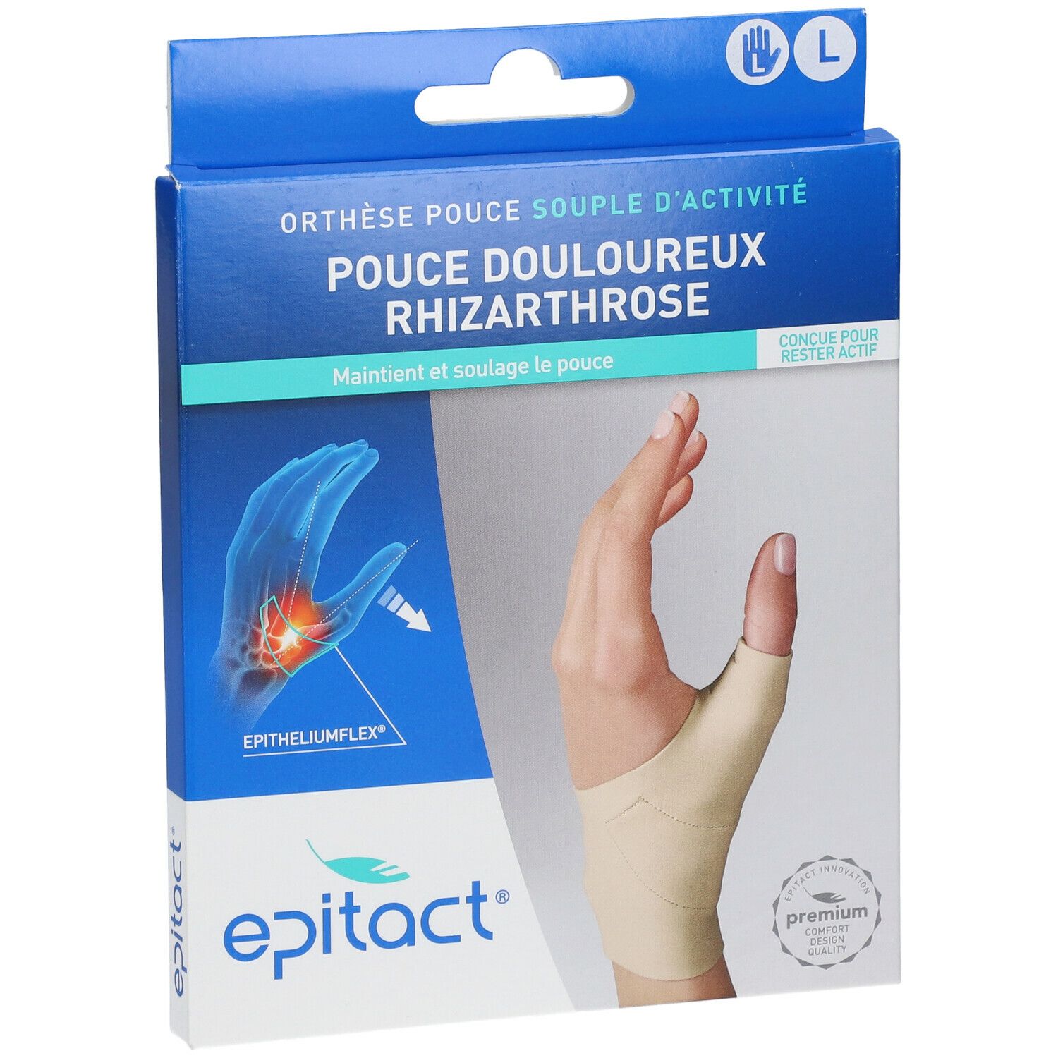 epitact® Orthese für den linken Rhizarthrosedaumen L