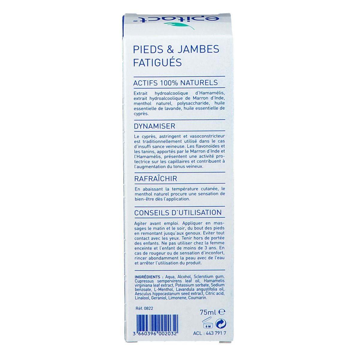 epitact® Crème Pieds & Jambes fatigués