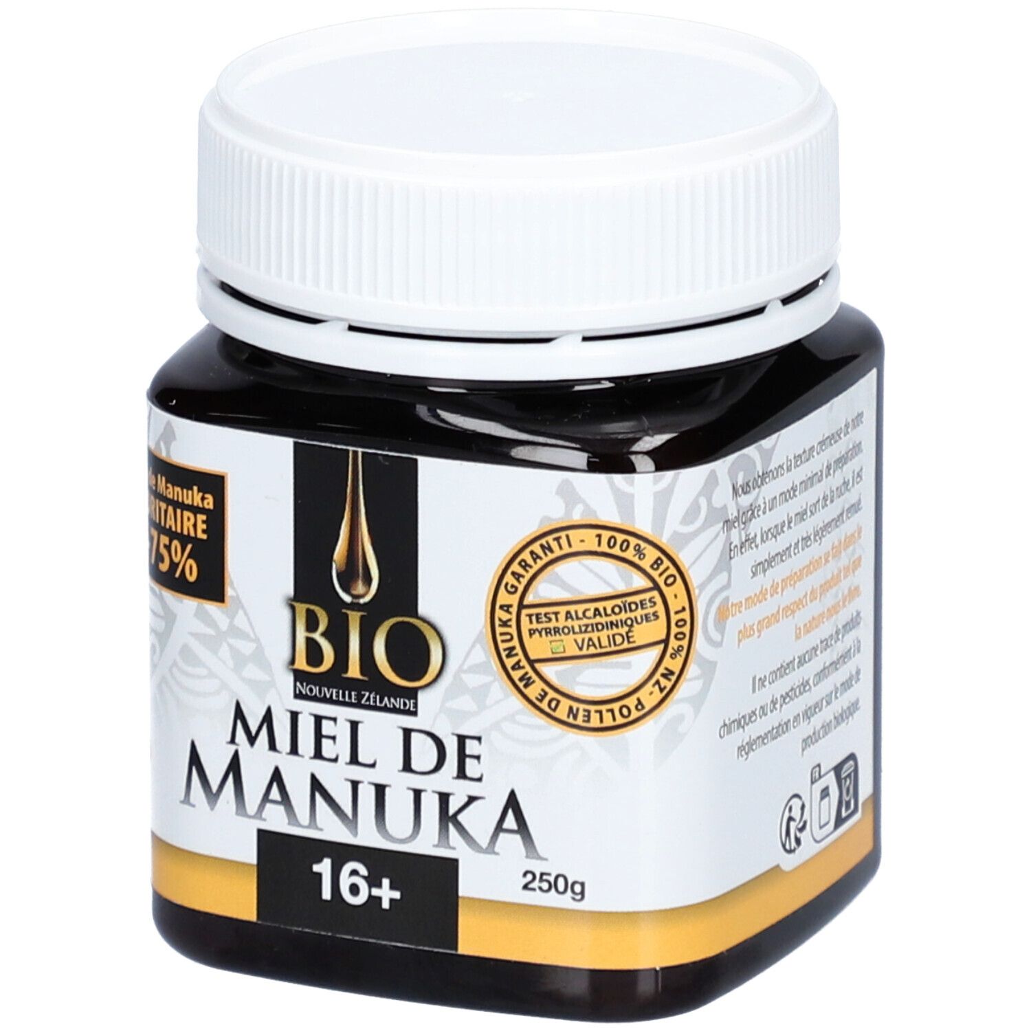 MIEL DE MANUKA 16+ 250GR Bio