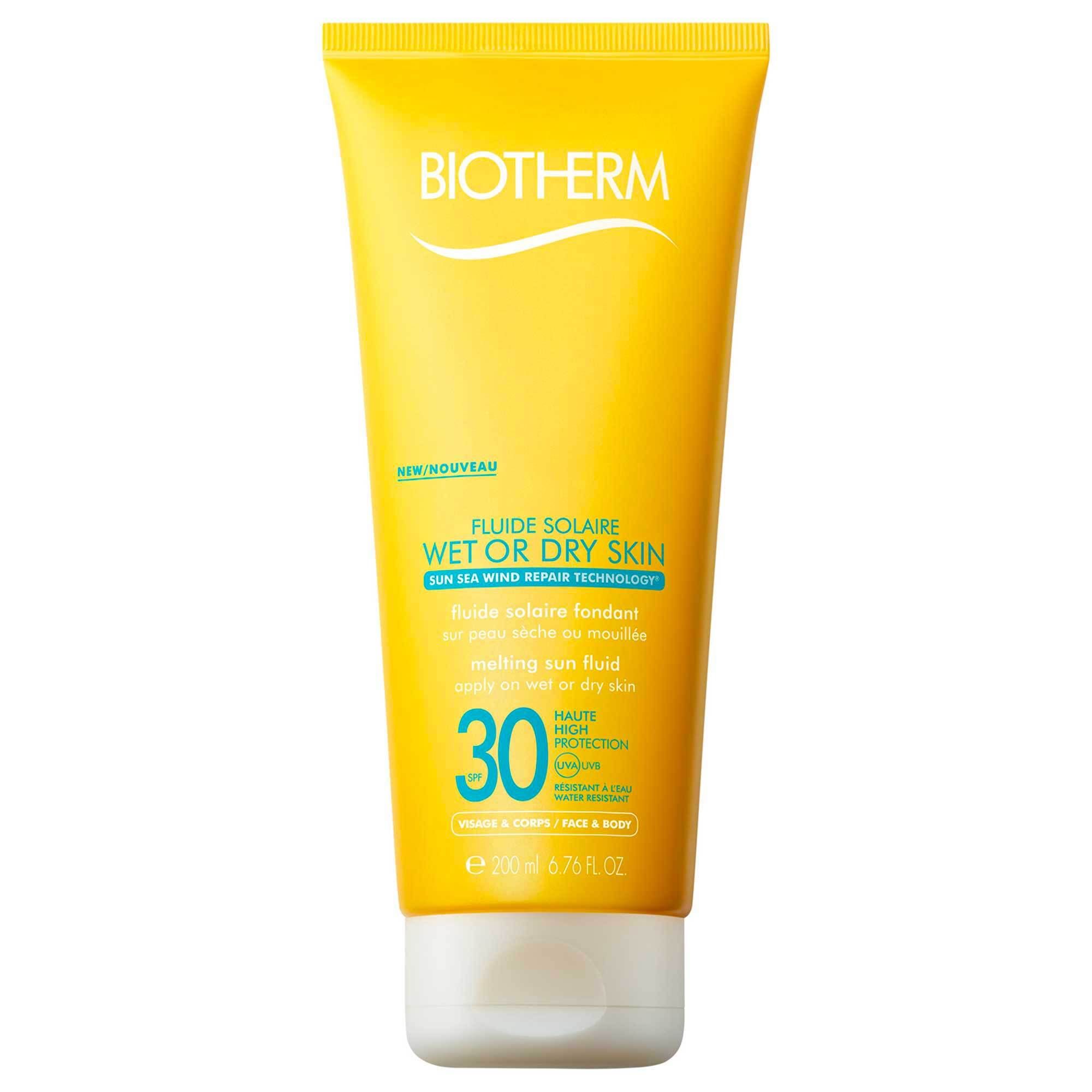 BIOTHERM Fluide Solaire Wet or Dry Skin SPF30