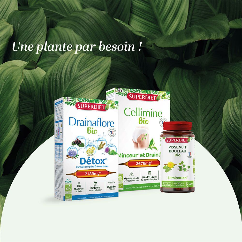 SUPER DIET Pissenlit Ausscheidung Bio Ampulle