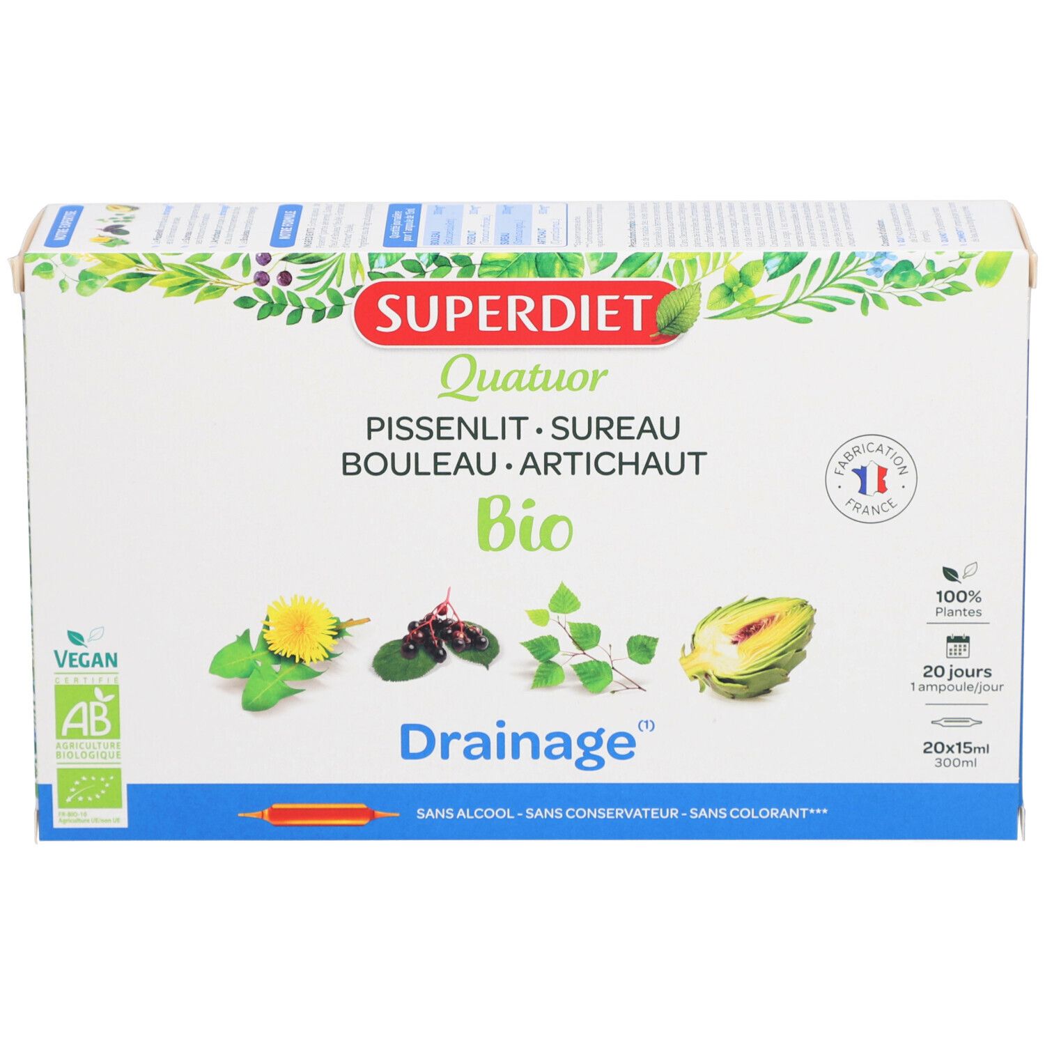 Superdiet Quatuor Drainage Bio