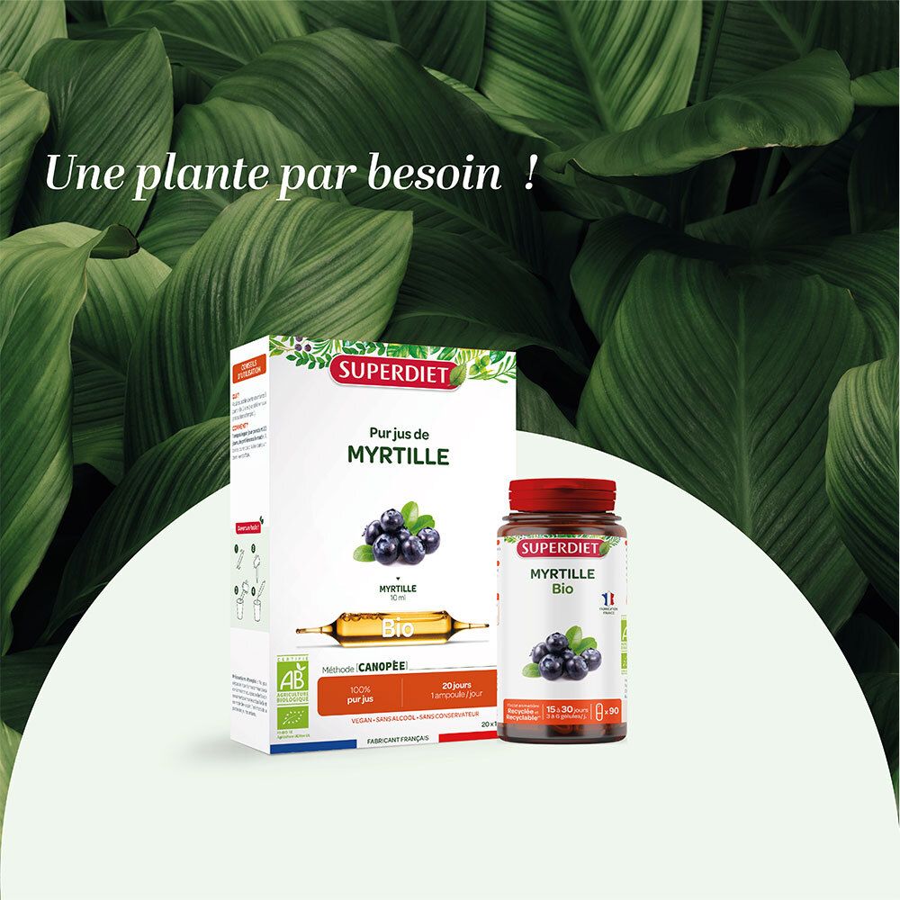 SUPERDIET Granatapfel Bio - 20 Ampullen à 10 ml