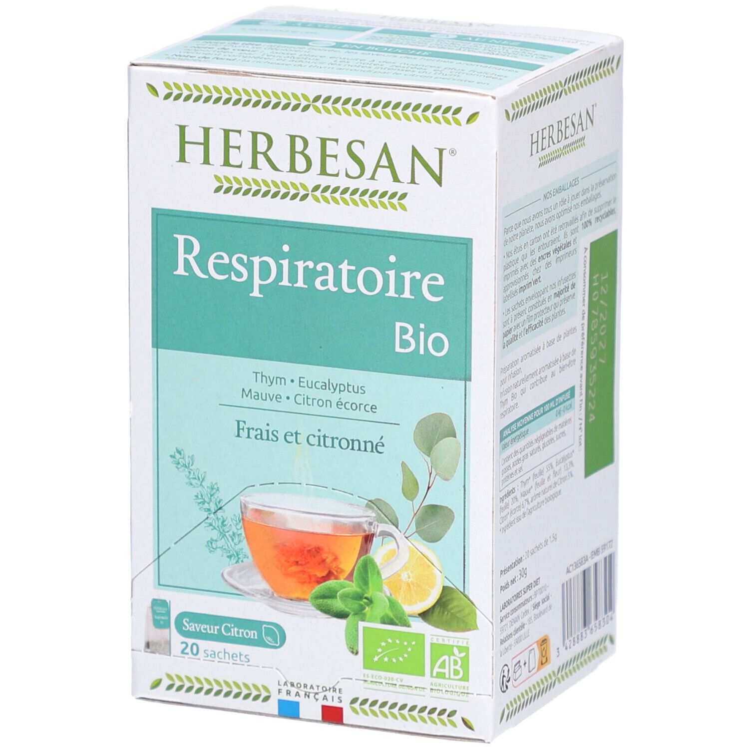 Herbesan Kräutertee Thymian Atemkomfort Bio Nr. 14