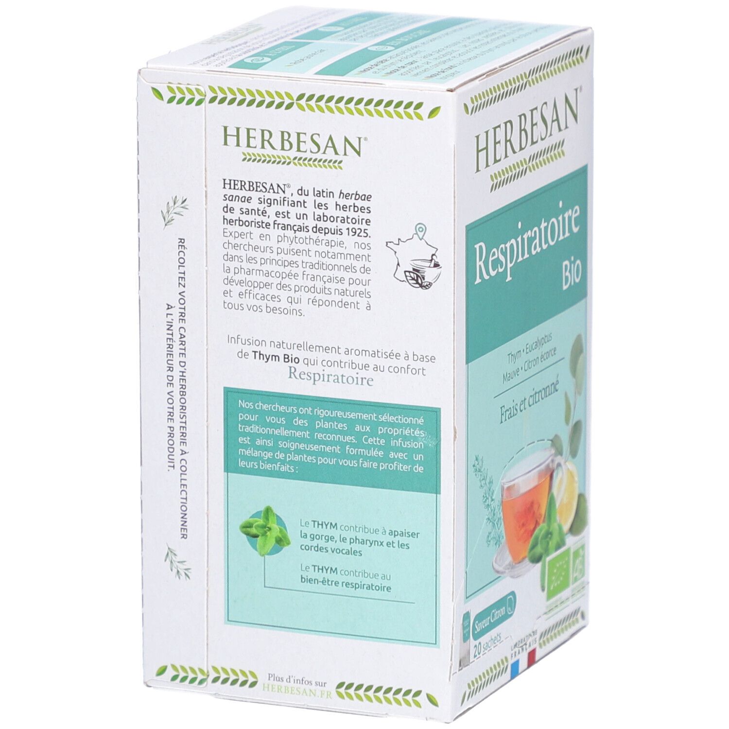 Herbesan Kräutertee Thymian Atemkomfort Bio Nr. 14