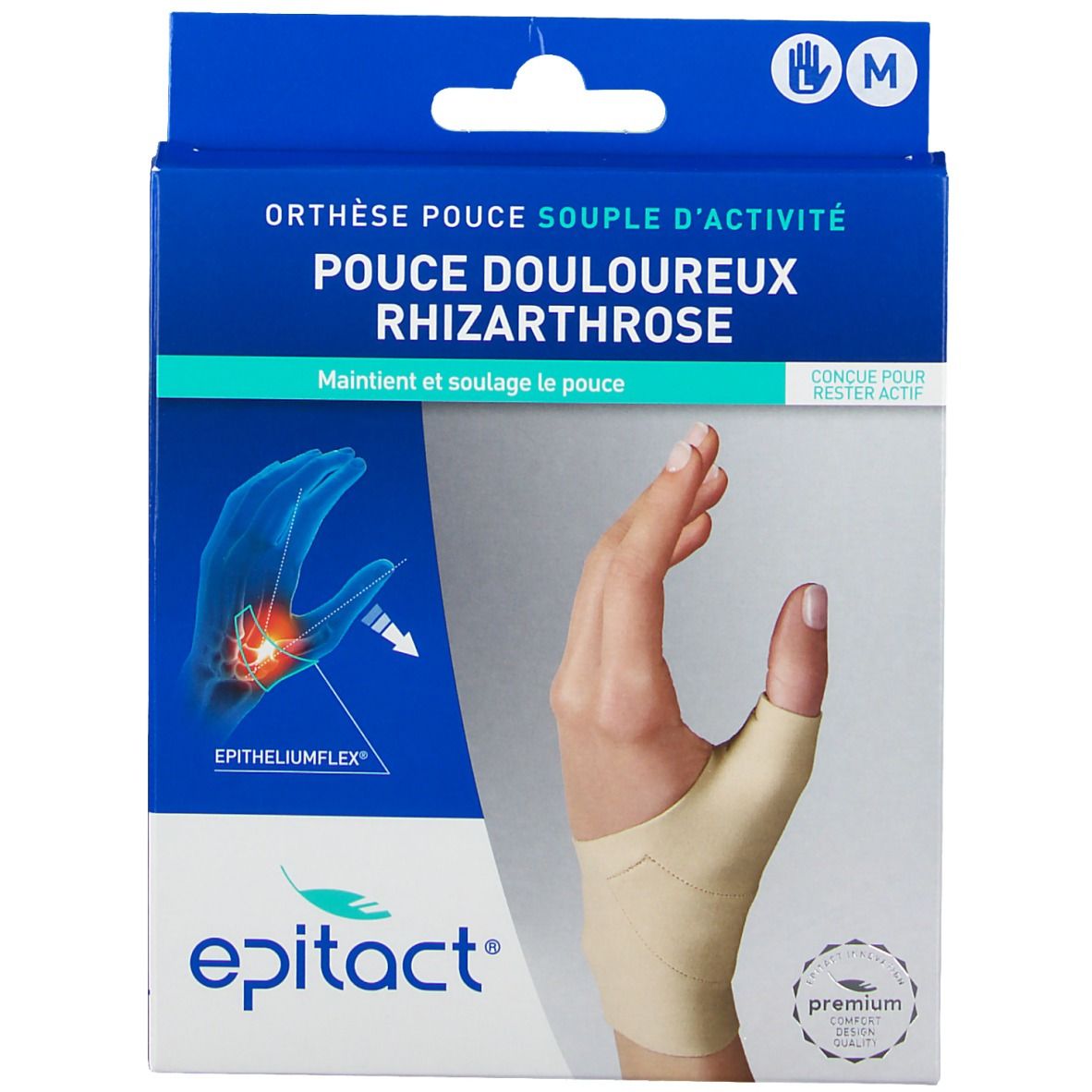 epitact® Orthèse rhizarthrose pouce gauche M