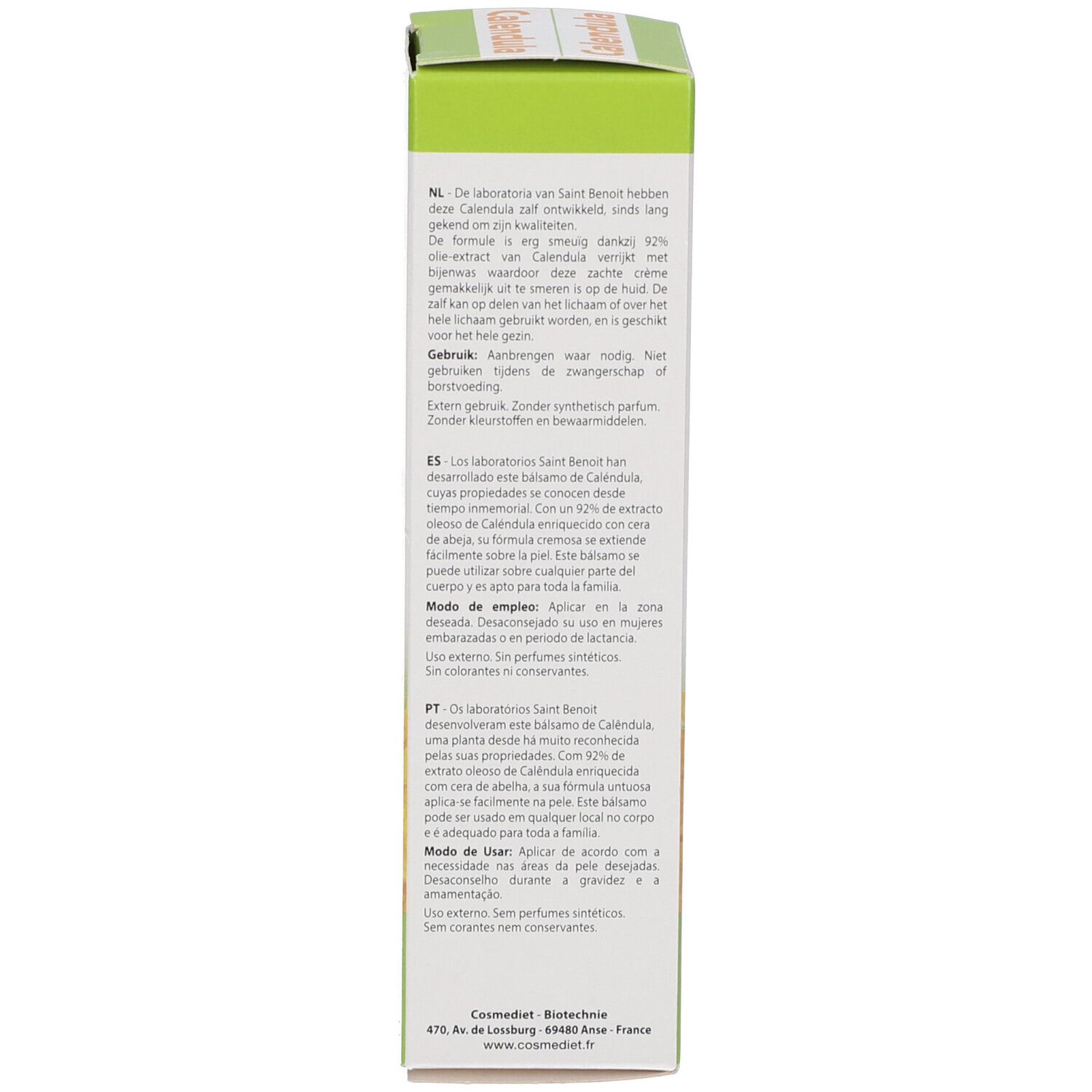 Saint Benoît Bio-Calendula-Balsam