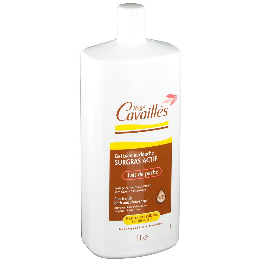 Rogé Cavaillès Bade- und Duschgel - Pfirsichmilch