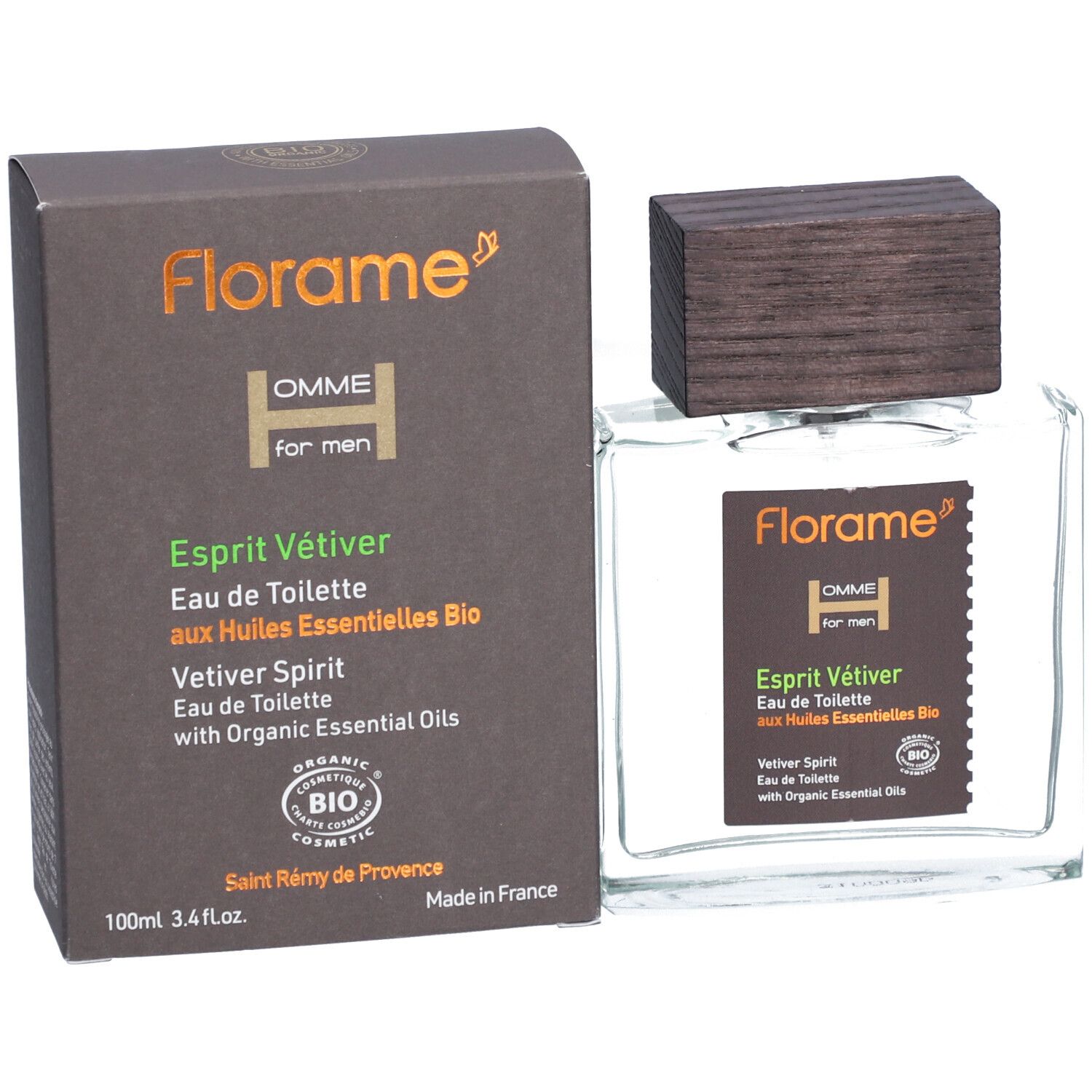 Florame Homme Eau de Toilette Esprit Vetiver