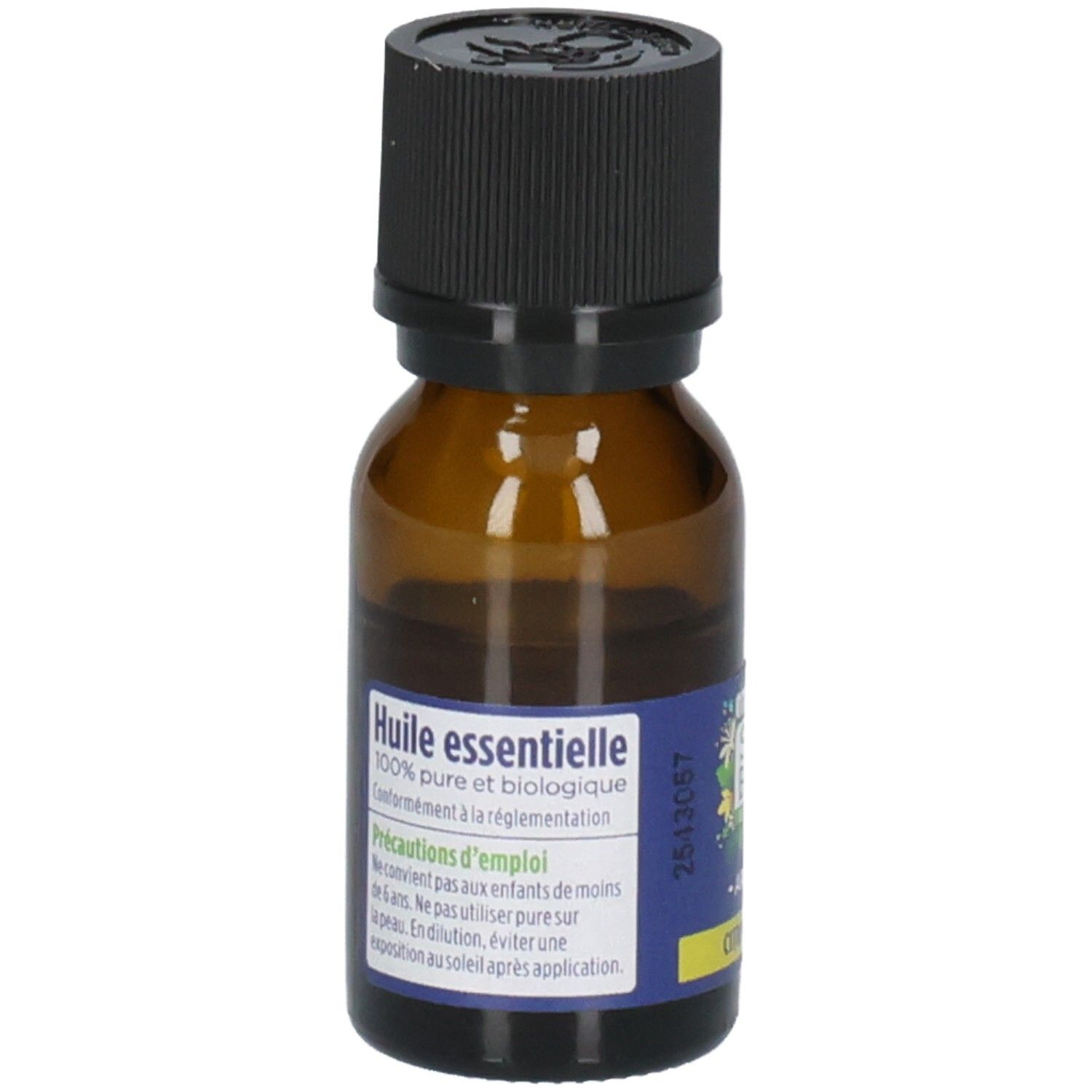 Rückseite der So' Bio Etic Aroma Citronnelle Flasche mit Anwendungshinweisen.