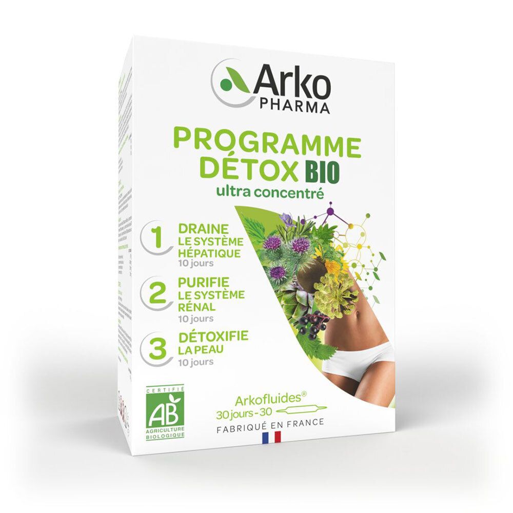 Arkopharma ARKOFLUIDES® Programme Détox BIO