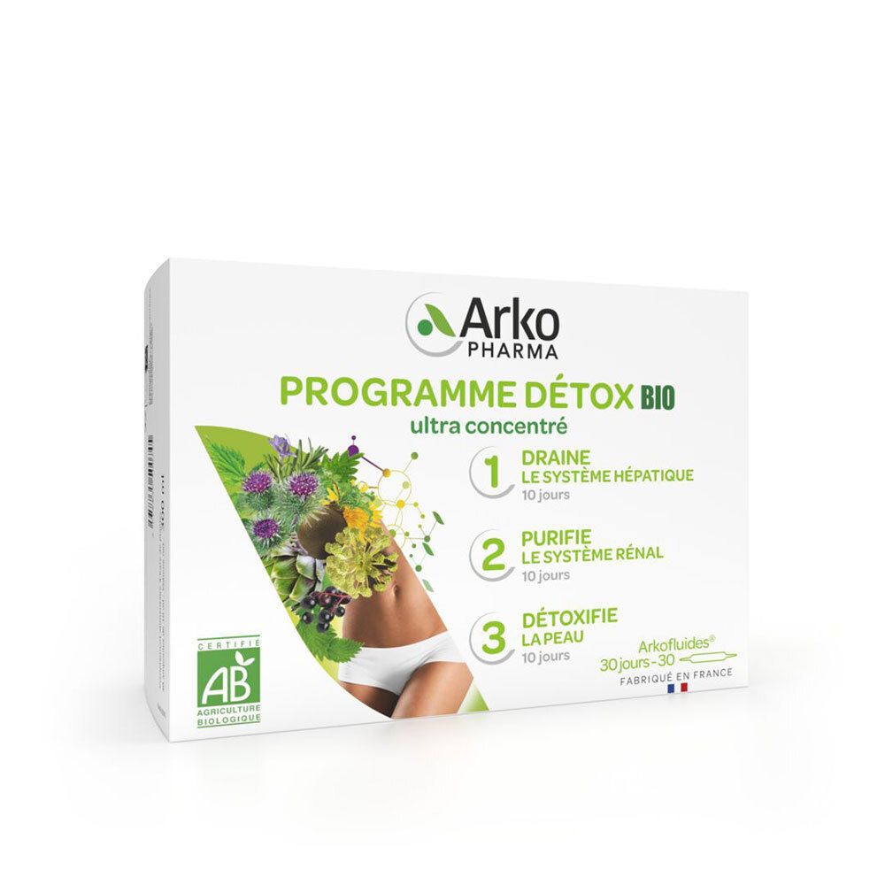 Arkopharma ARKOFLUIDES® Programme Détox BIO